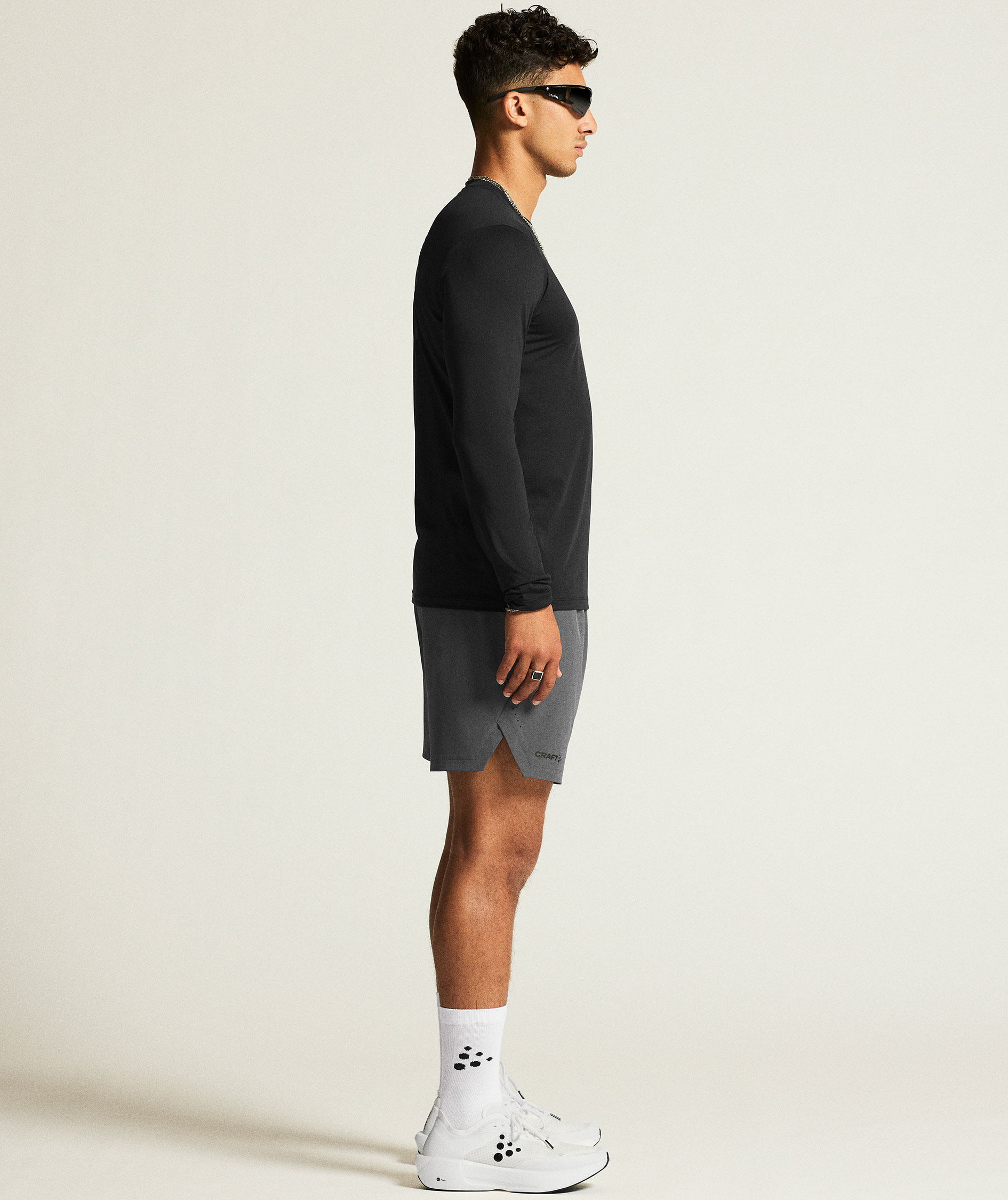 Craft ADV Essence lang&aelig;rmet T-shirt, Black, large image number 5