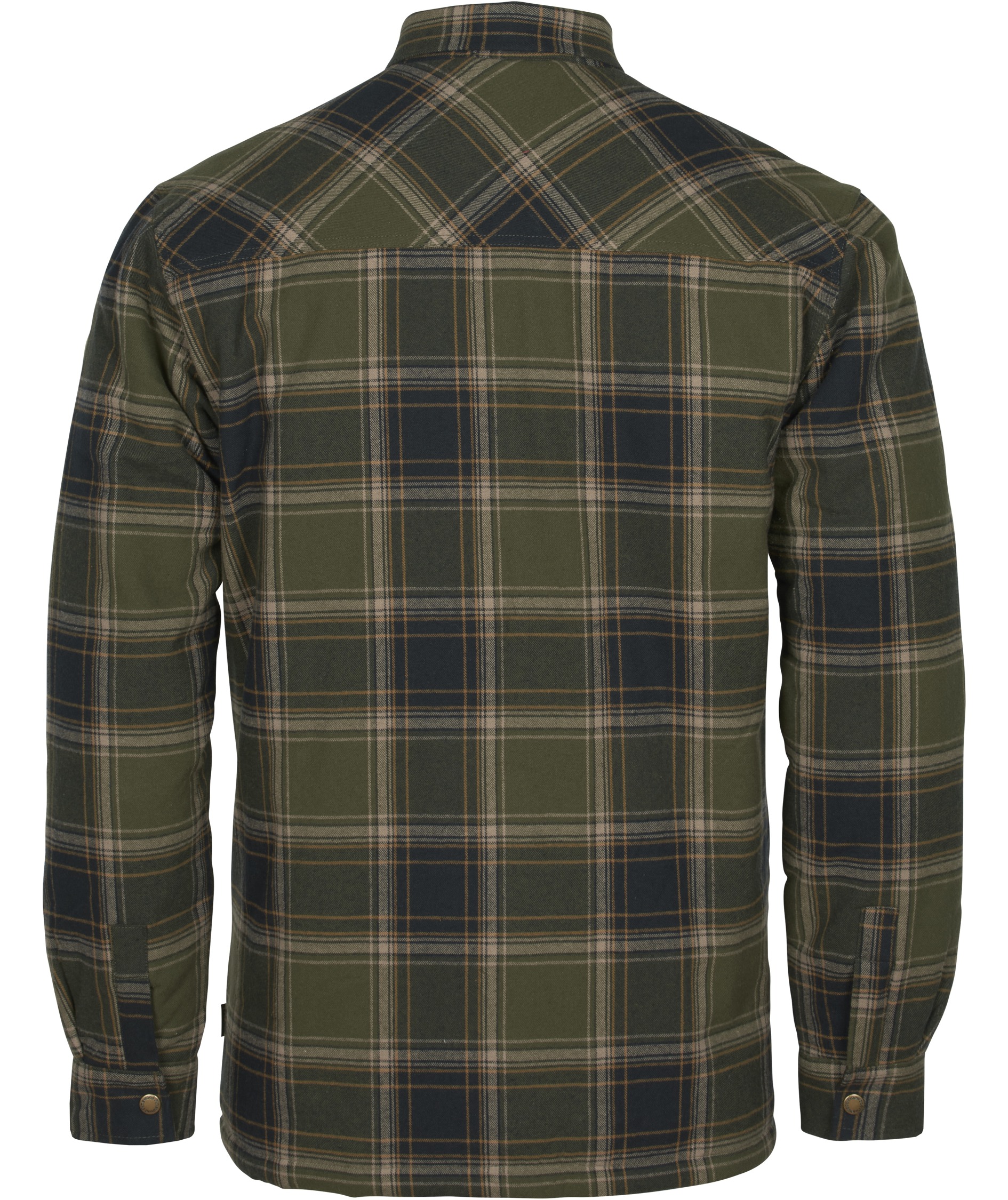 Pinewood Finnveden Checked regular fit foret skovmandsskjorte, Mossgreen/Black, large image number 2