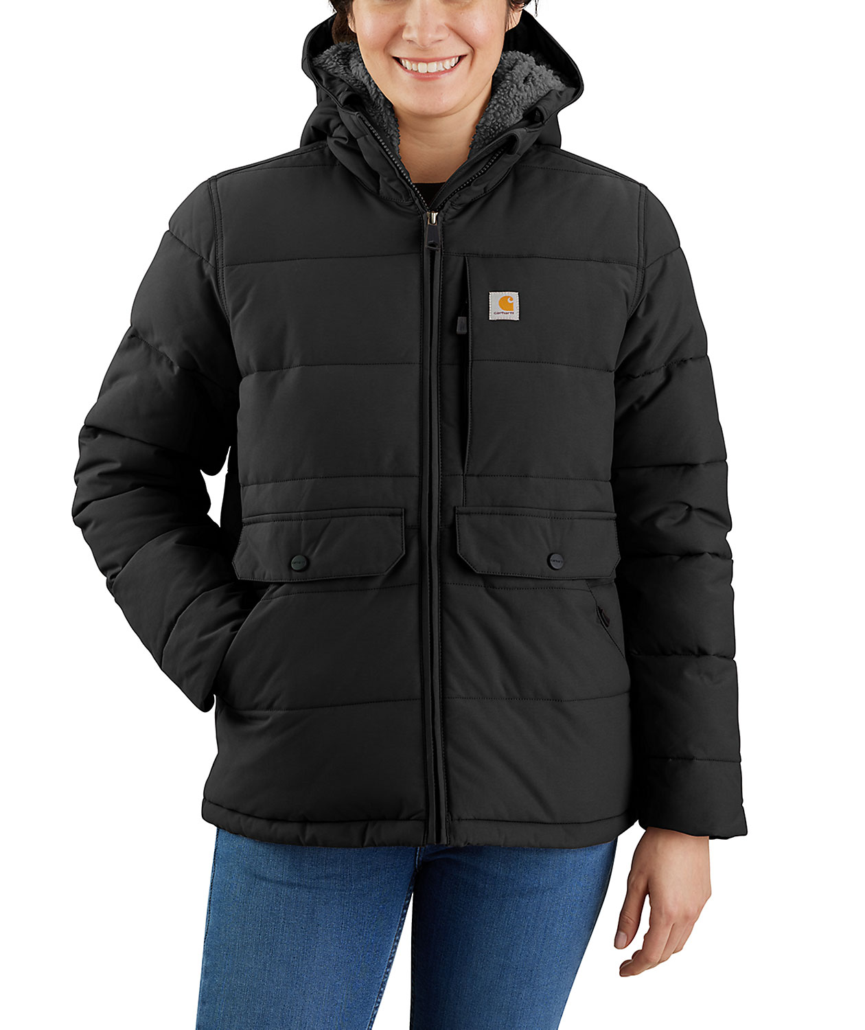 Carhartt Midweight Utility vinterjacka dam, Svart