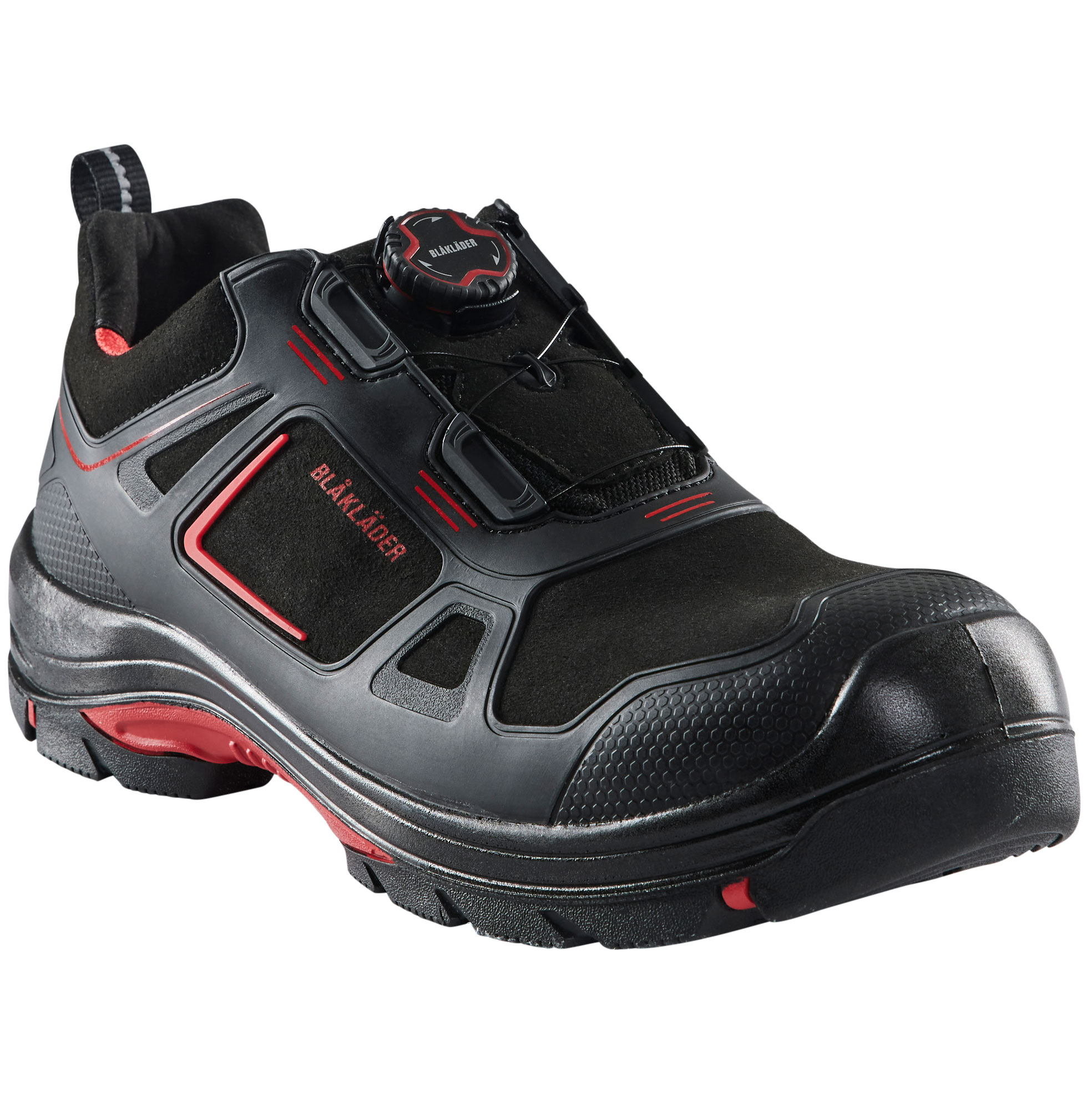 Bl&aring;kl&auml;der Gecko safety shoes S3, Black/Red, large image number 5