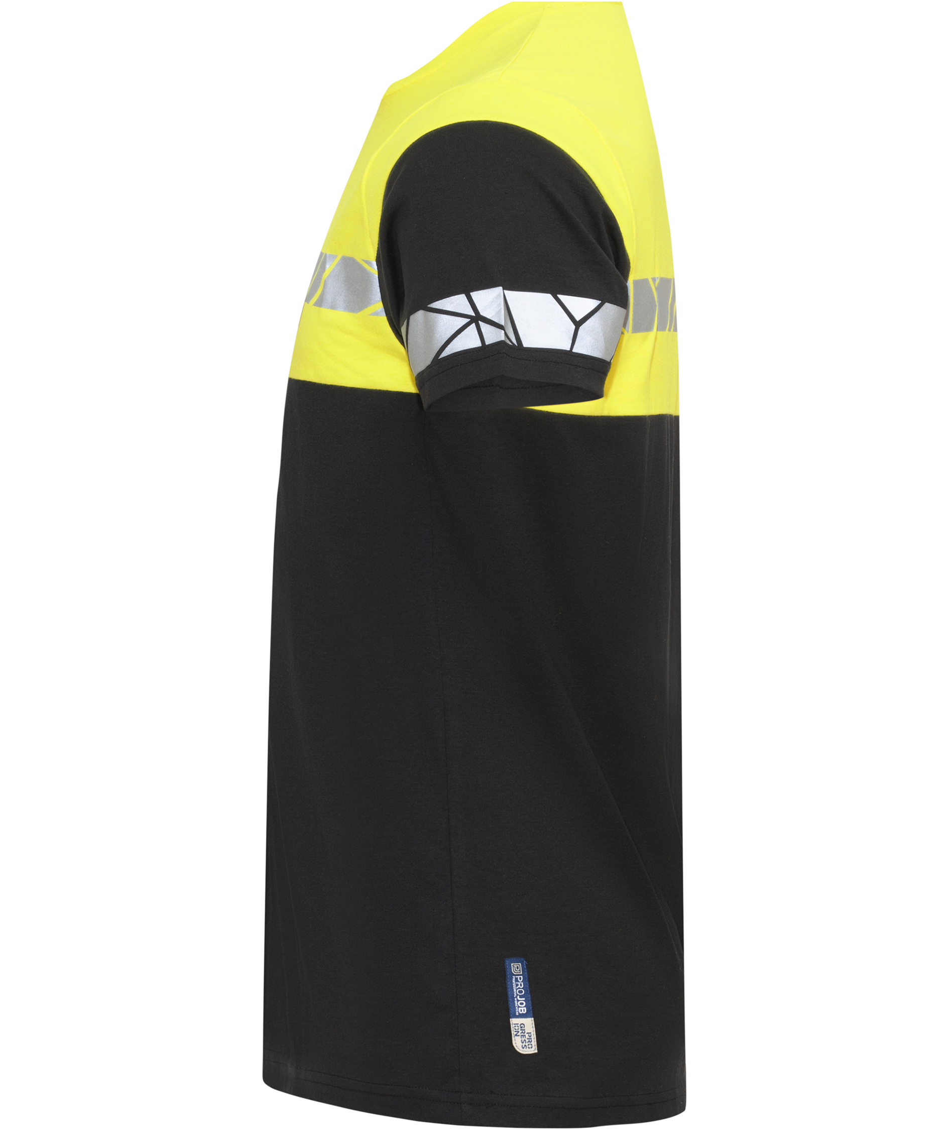 ProJob T-shirt 7001, Black/Yellow, large image number 3