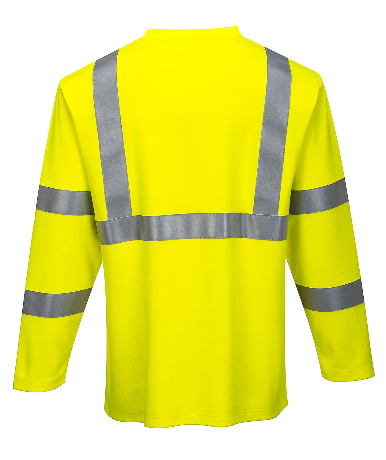 Portwest FR lang&auml;rmliges T-Shirt, Hi-Vis Gelb