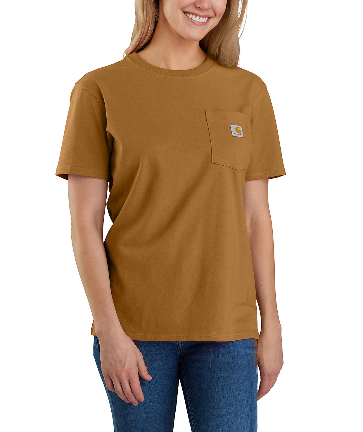 Carhartt Workwear dame T-skjorte, Carhartt Brown