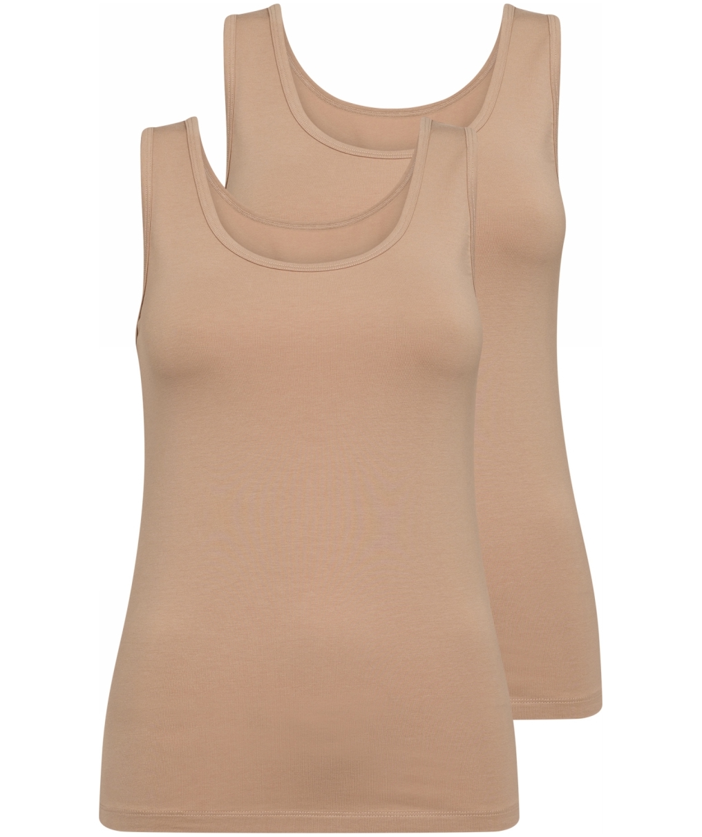 Decoy 2er-Pack Damen Unterhemd