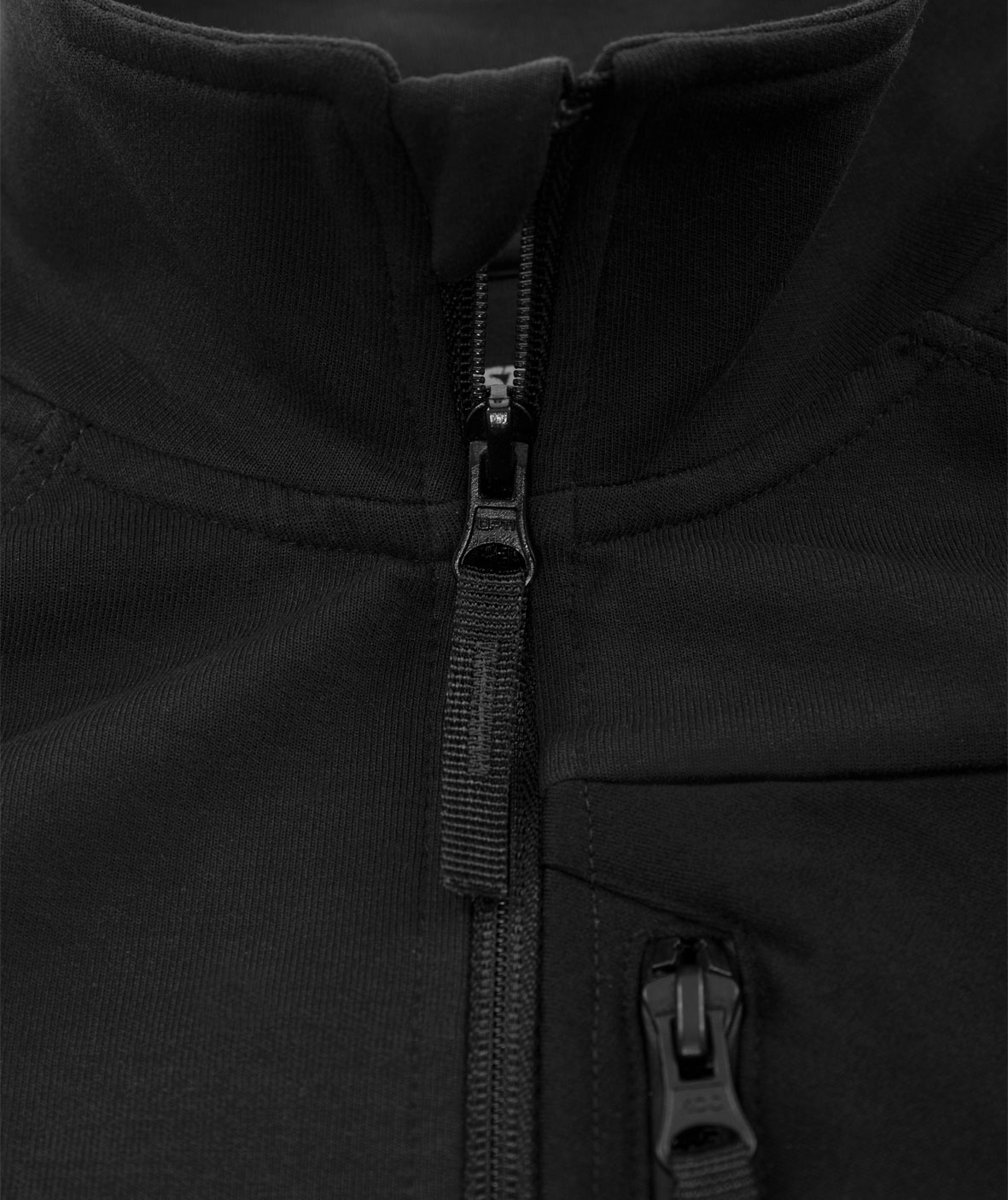 Fristads women's sweatshirt with zipper 7832 GKI, Black, large image number 5