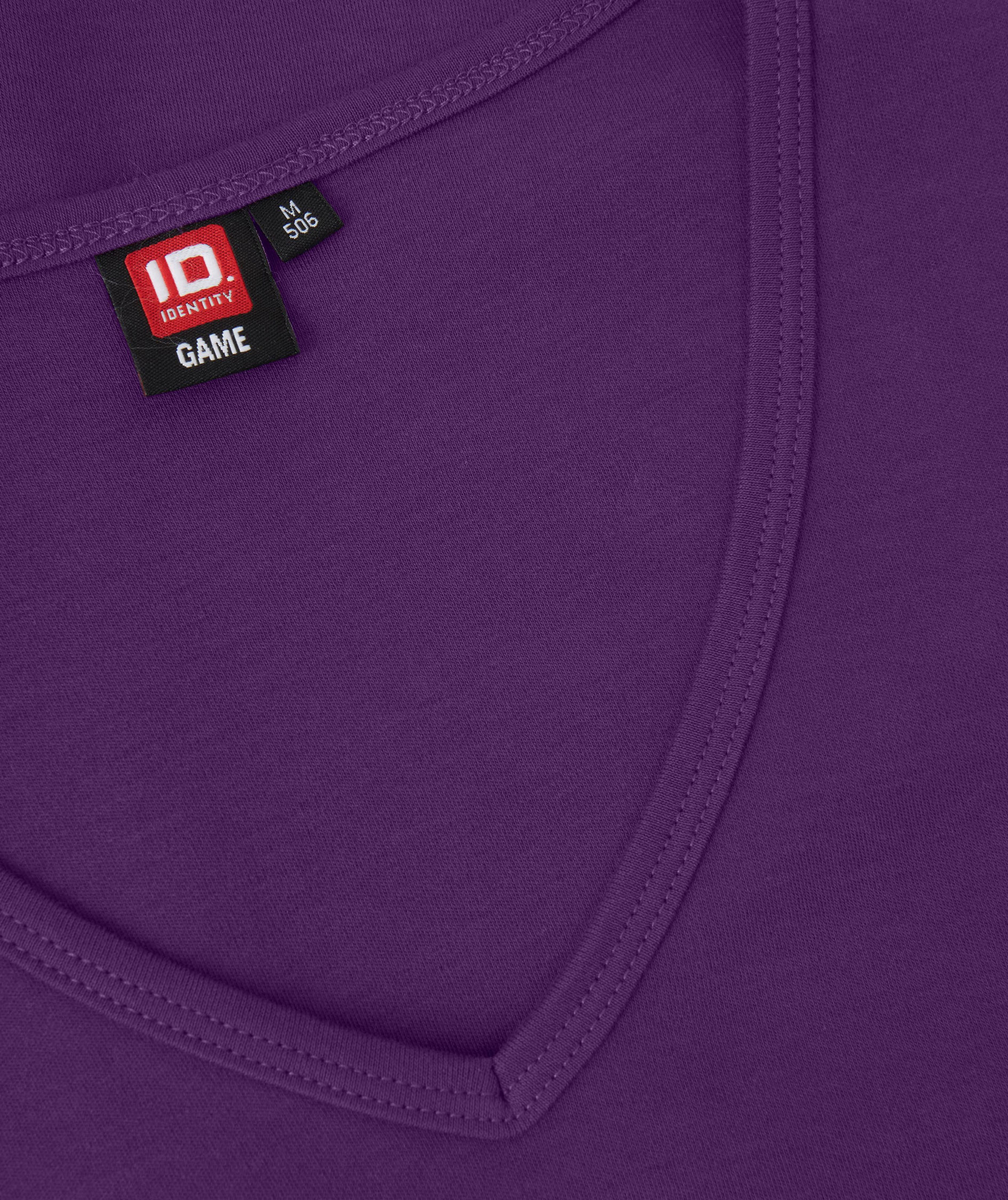 ID Interlock dame T-skjorte, Lilla, large image number 3