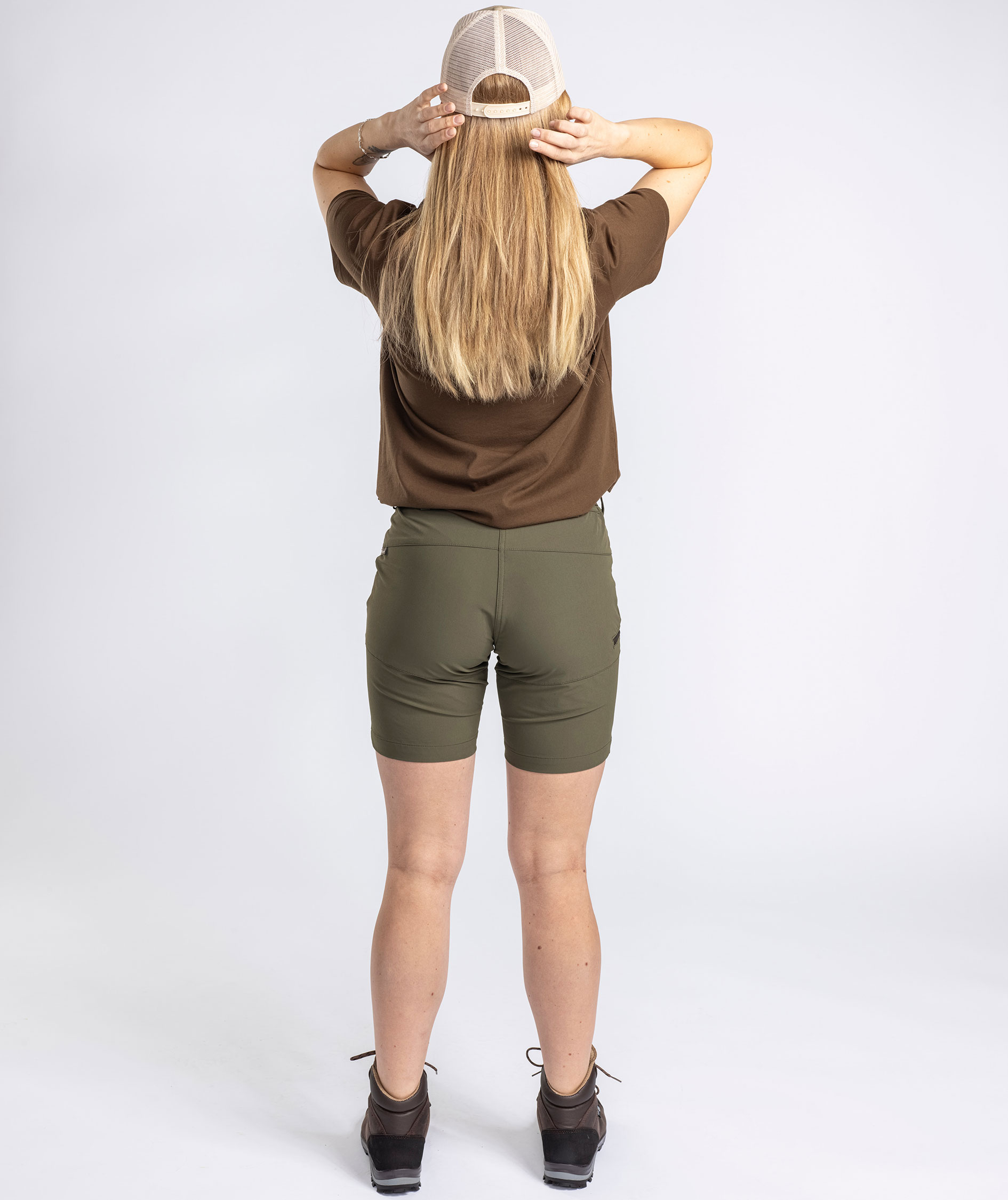 Pinewood&nbsp;Abisko Light dameshorts, Moss green, large image number 4