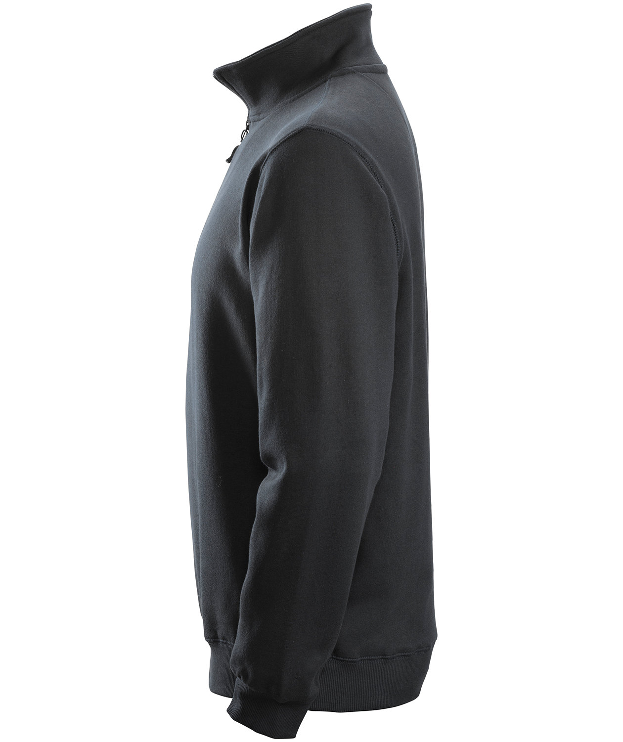 Snickers sweatshirt med kort glidel&aring;s 2818, Svart, large image number 2