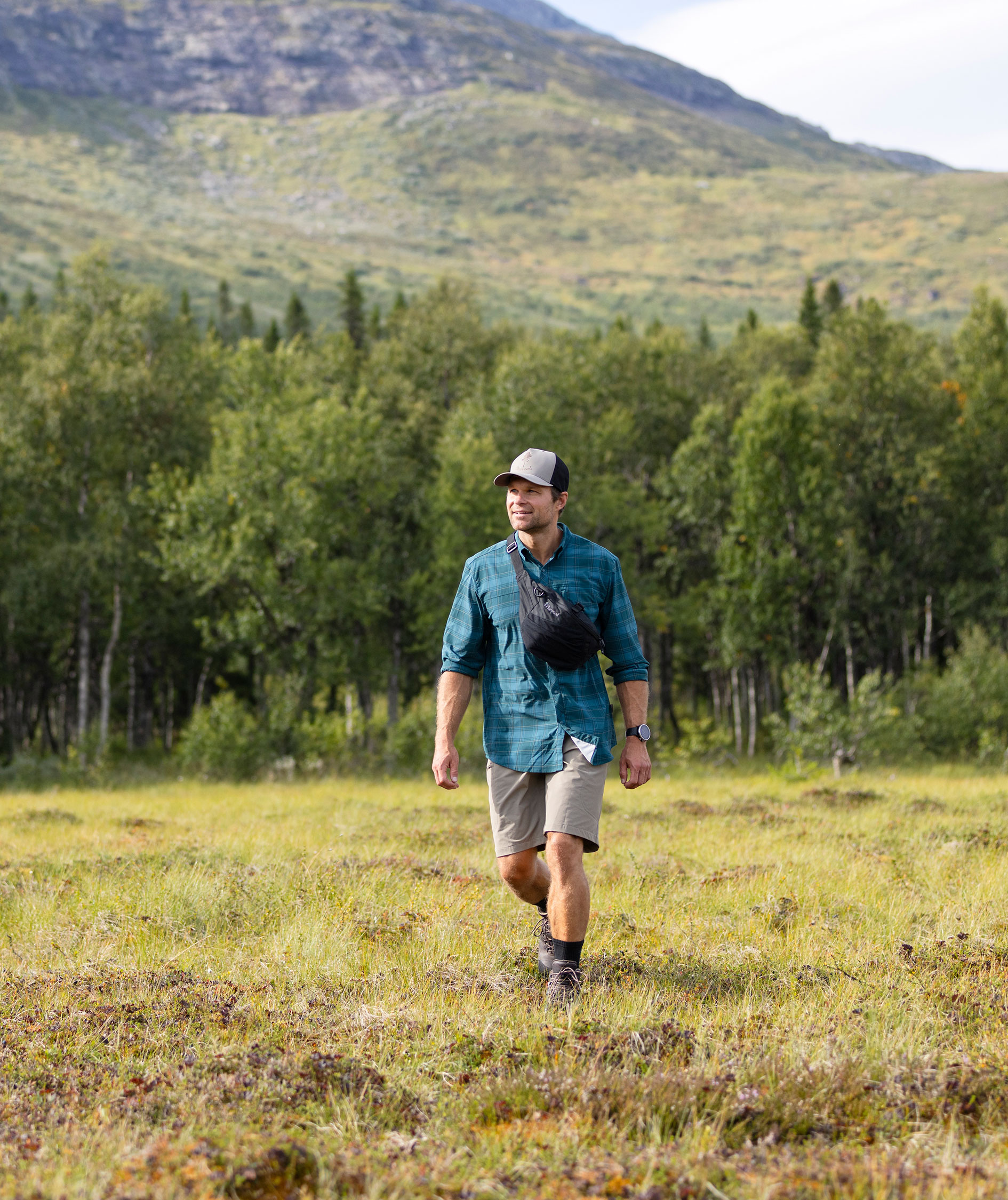 Pinewood Abisko Trekking skjorte, Teal Blue