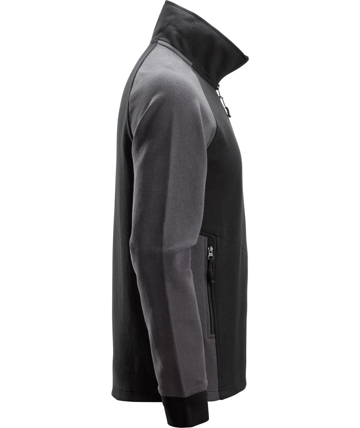 Snickers langermet T-skjorte 2841, Black/Steel Grey, large image number 2