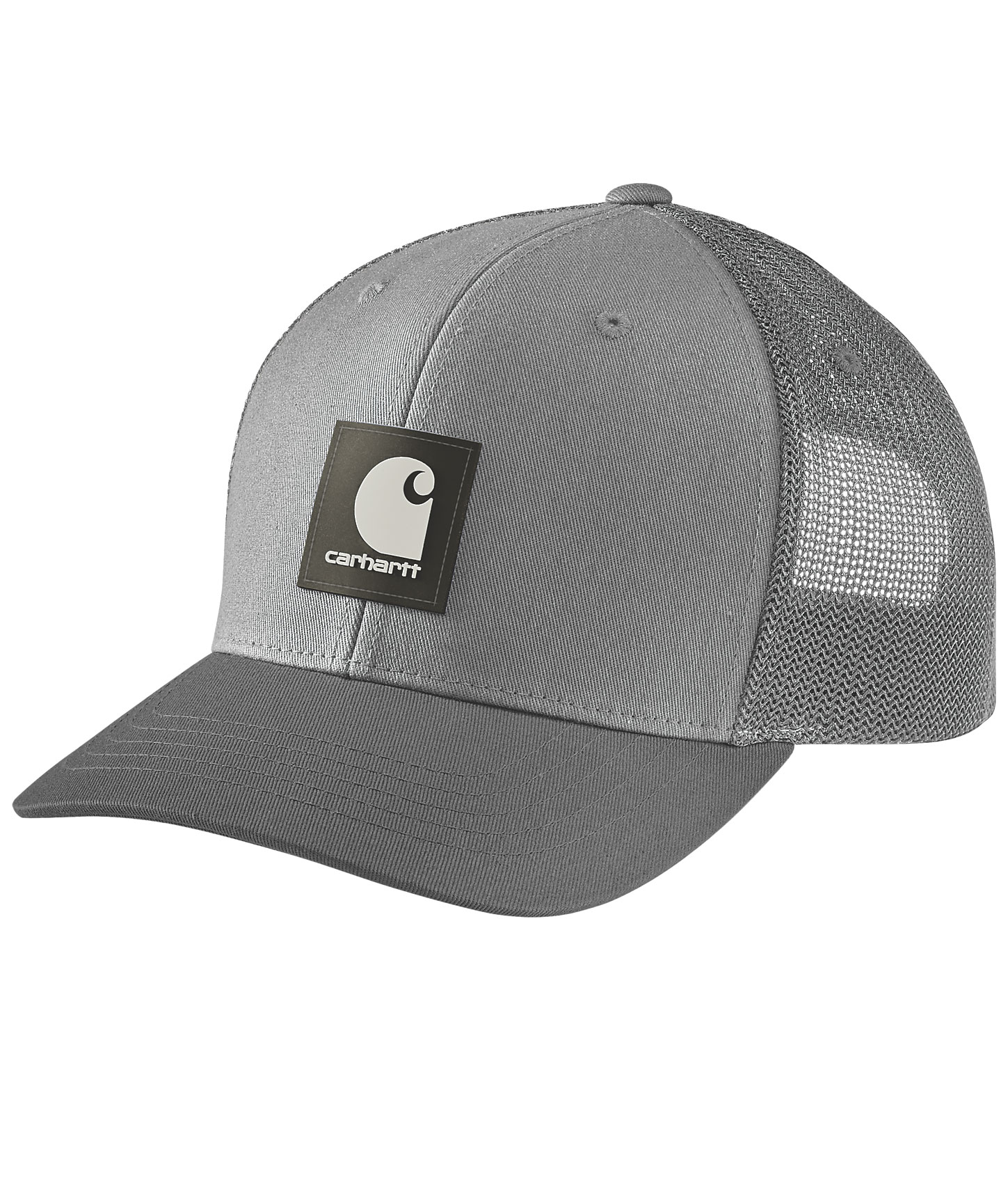 Carhartt Logo Patch keps, Asphalt, Asphalt, swatch