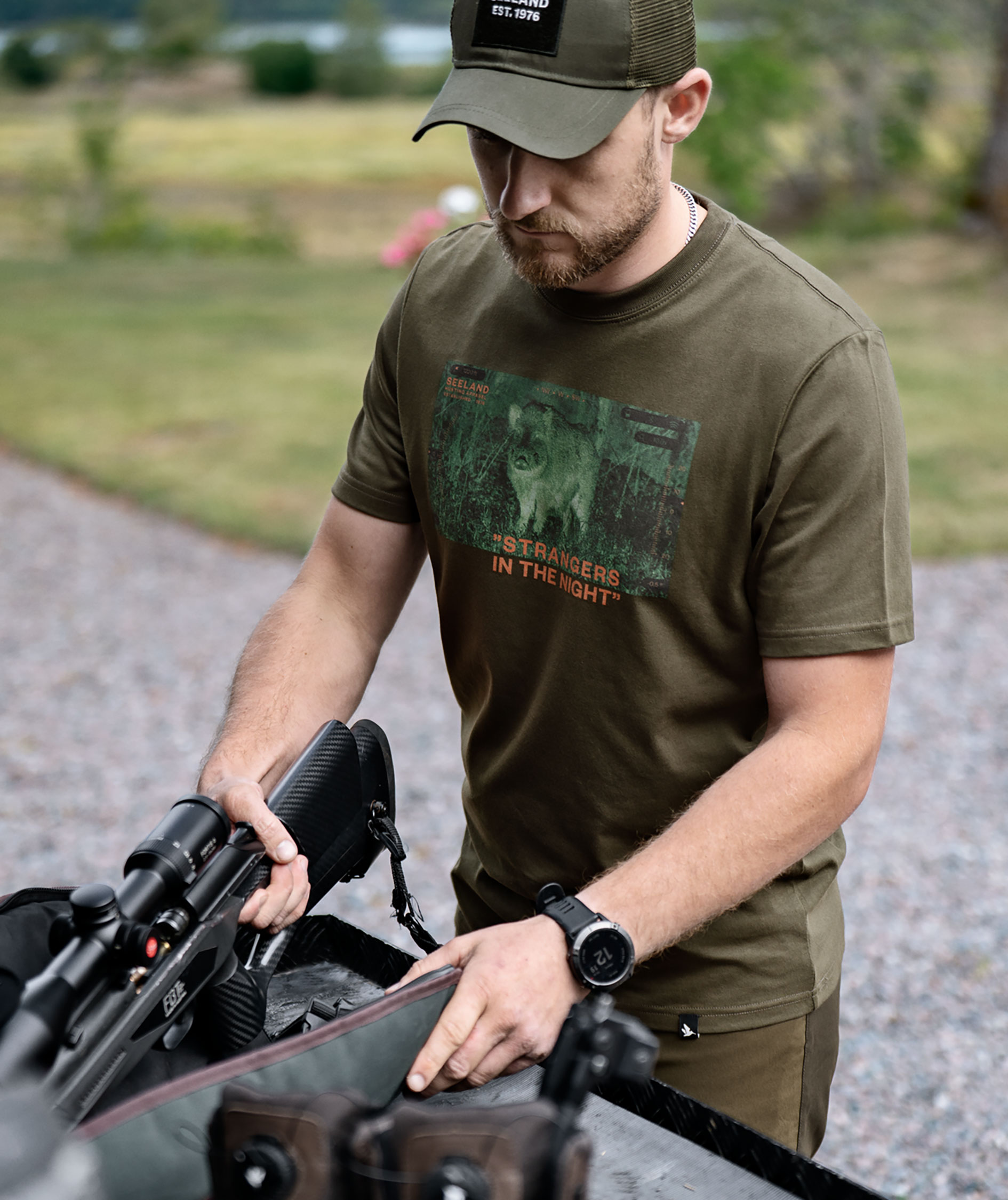 Seeland Nightvision T-shirt, Pine green, large image number 6