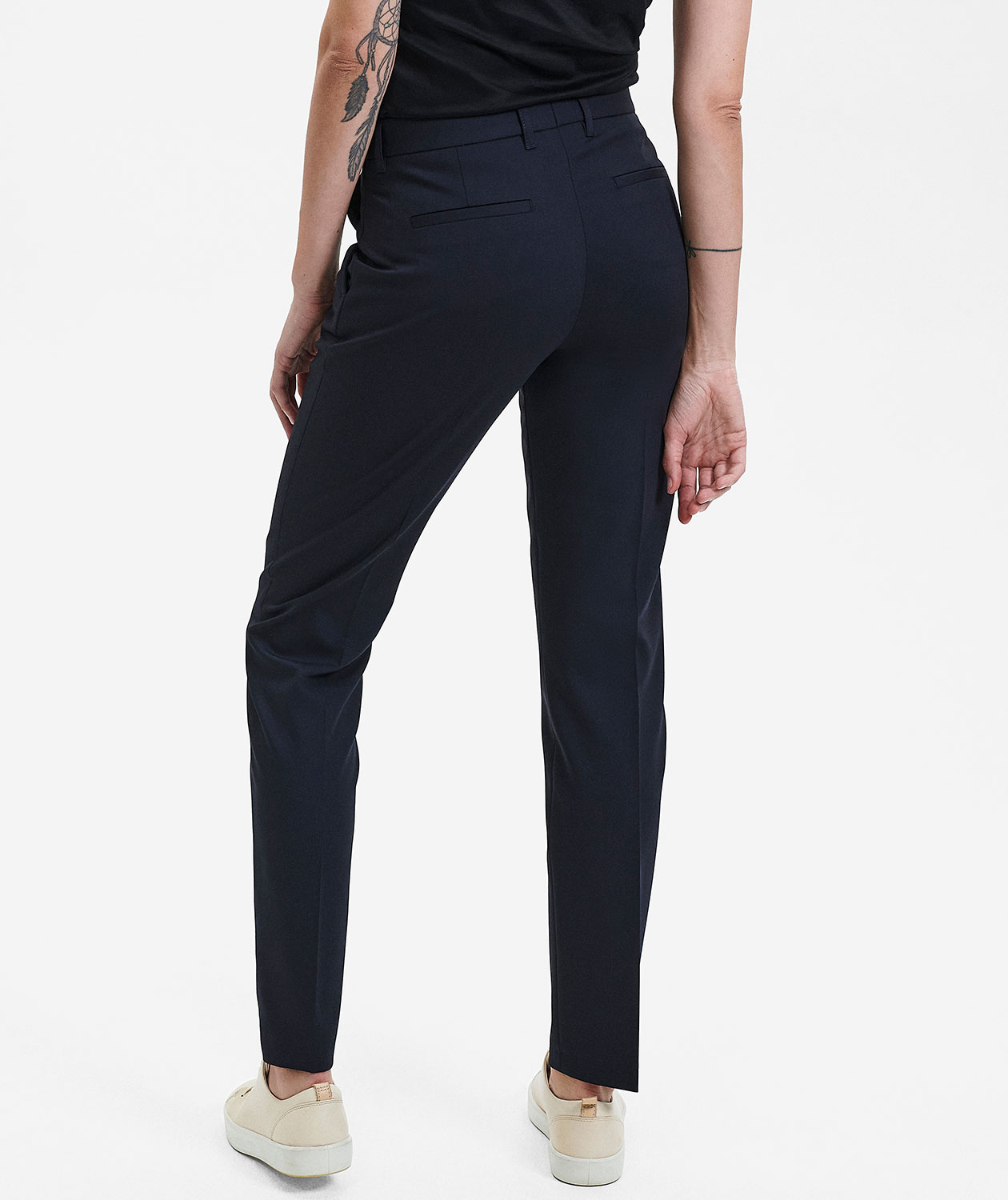 Sunwill Traveller Bistretch Modern fit women's trousers, Navy, large image number 3