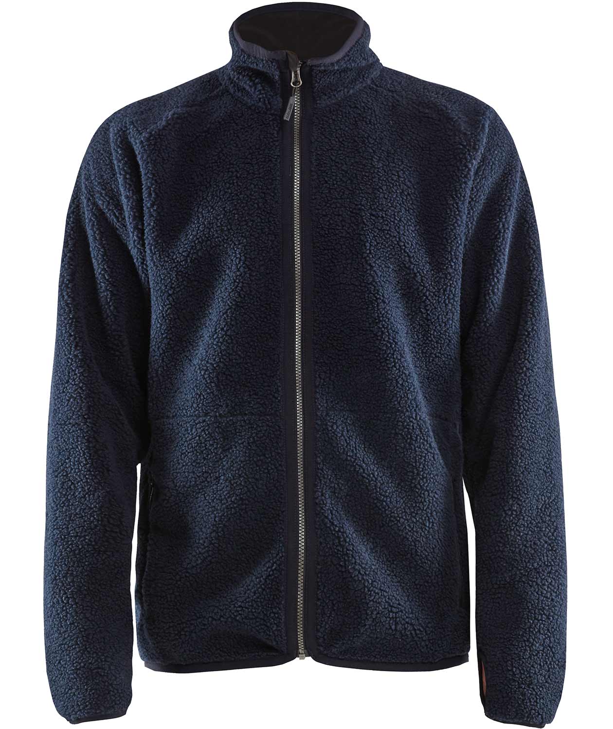 Bl&aring;kl&auml;der p&auml;lsfiberjacka, M&ouml;rk Marinbl&aring;