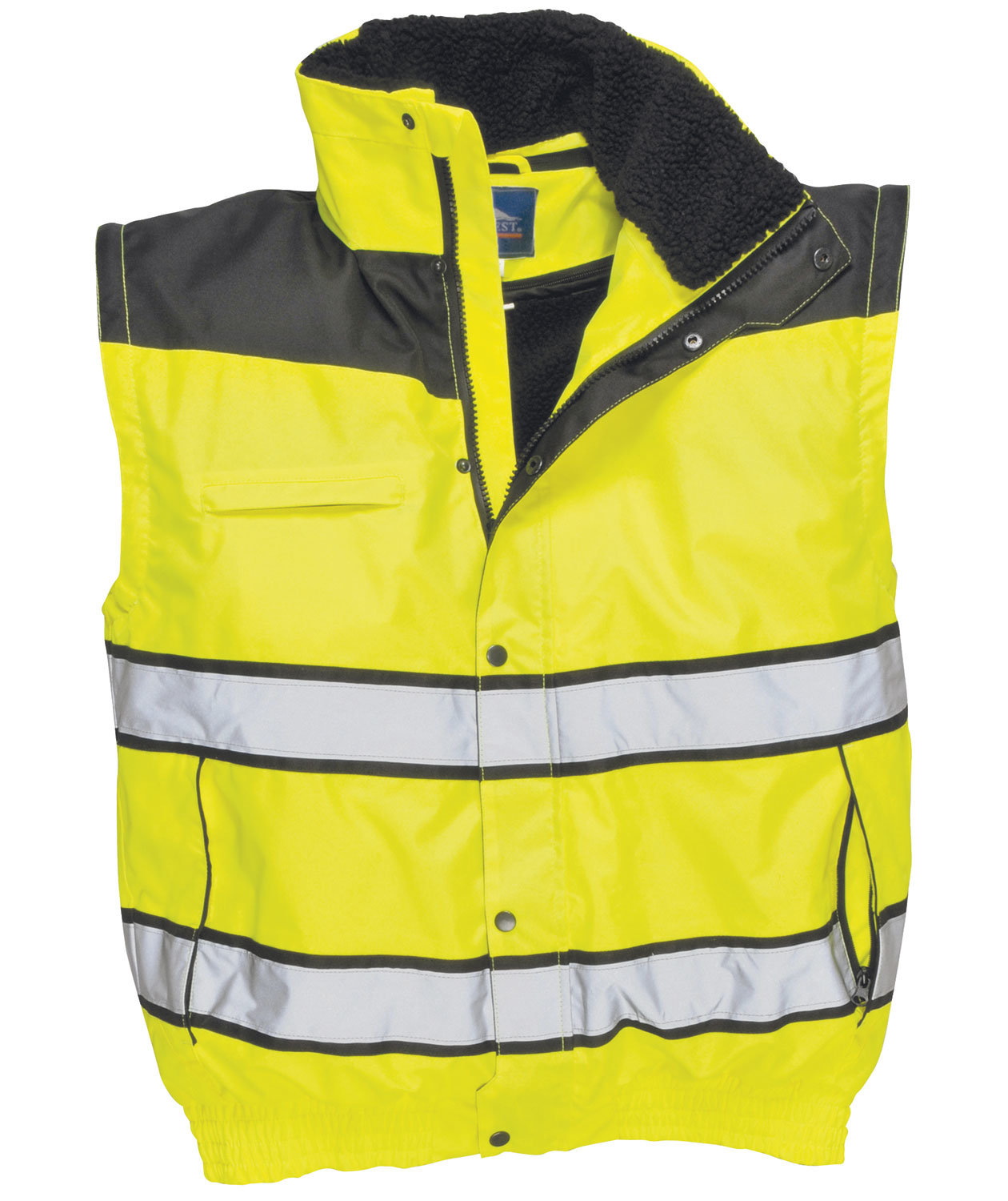 Portwest 3-in-1 pilotjacket, Yellow/Black, large image number 2