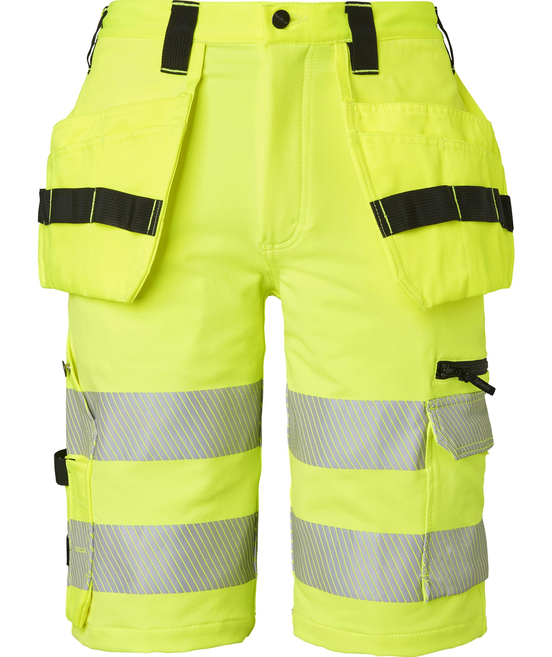 Top Swede h&aring;ndv&aelig;rkershorts 315 full stretch, Hi-Vis&nbsp;Gul