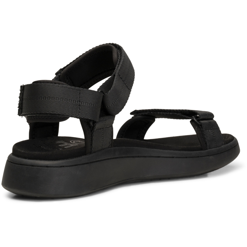 Woden Line women's sandals, Black/Black, large image number 4