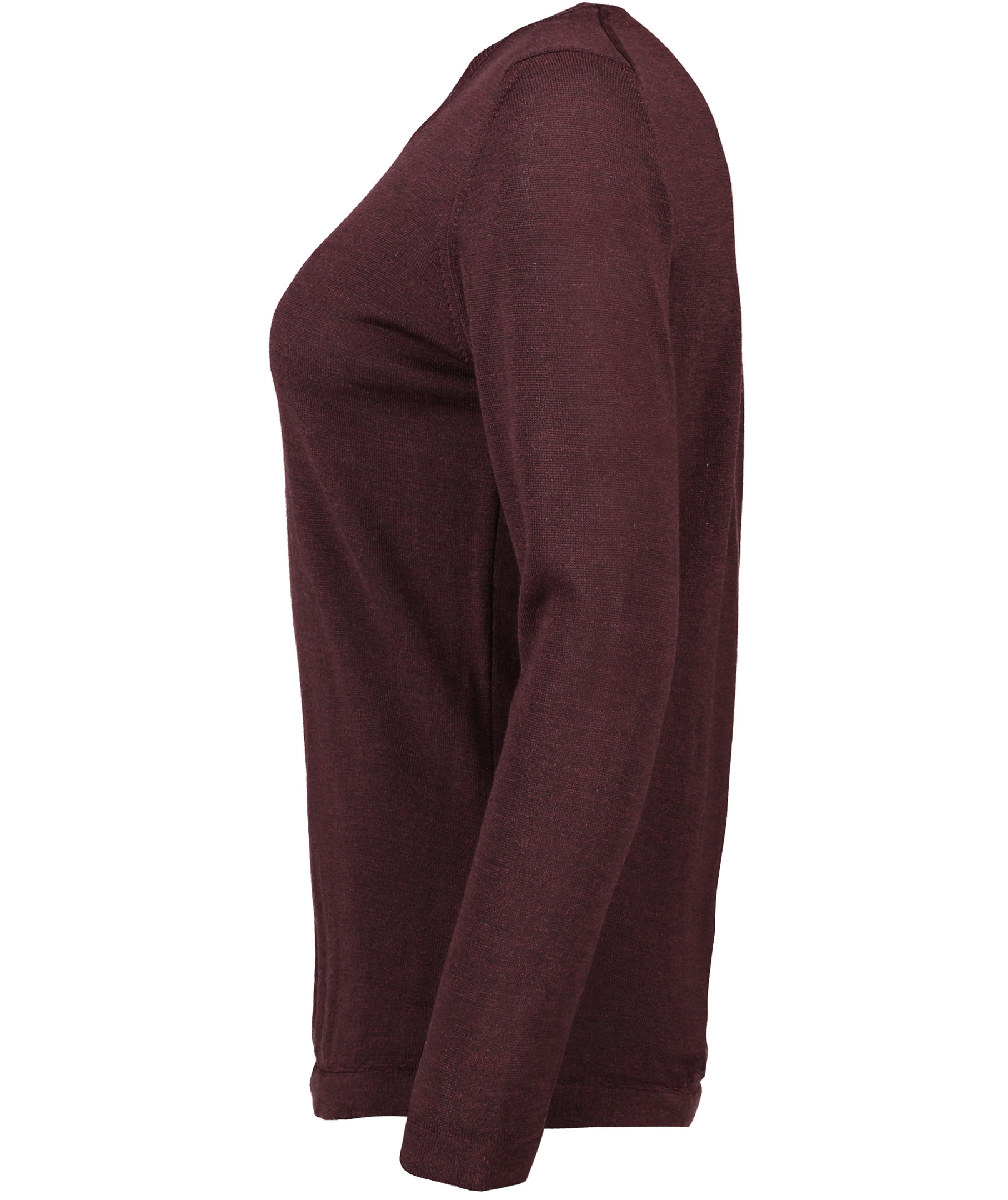 Seven Seas women's knitted pullover with merino wool, Deep Red, large image number 3