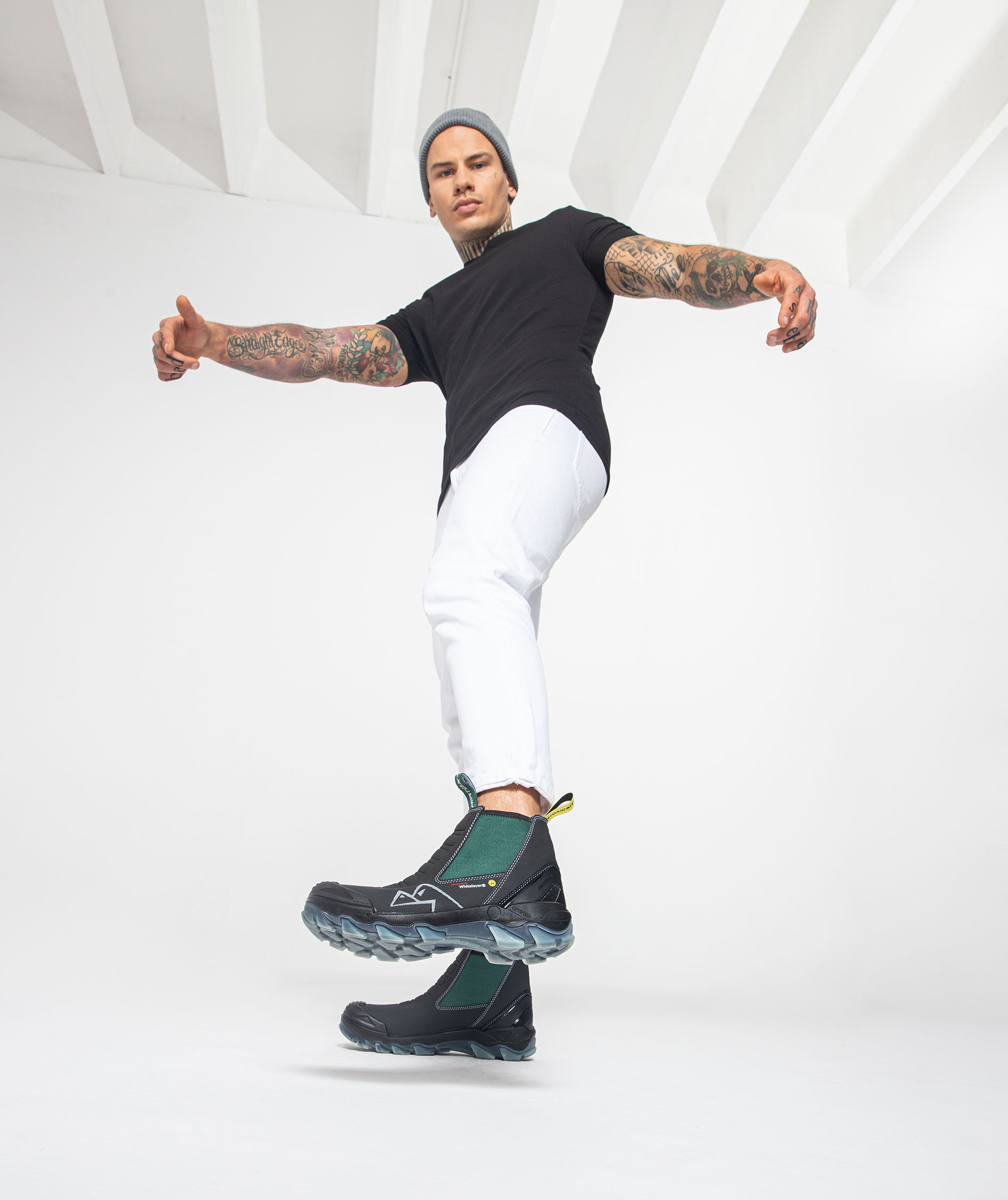 Airtox GLC sikkerhedsst&oslash;vletter S3, Sort/Gr&oslash;n, large image number 16