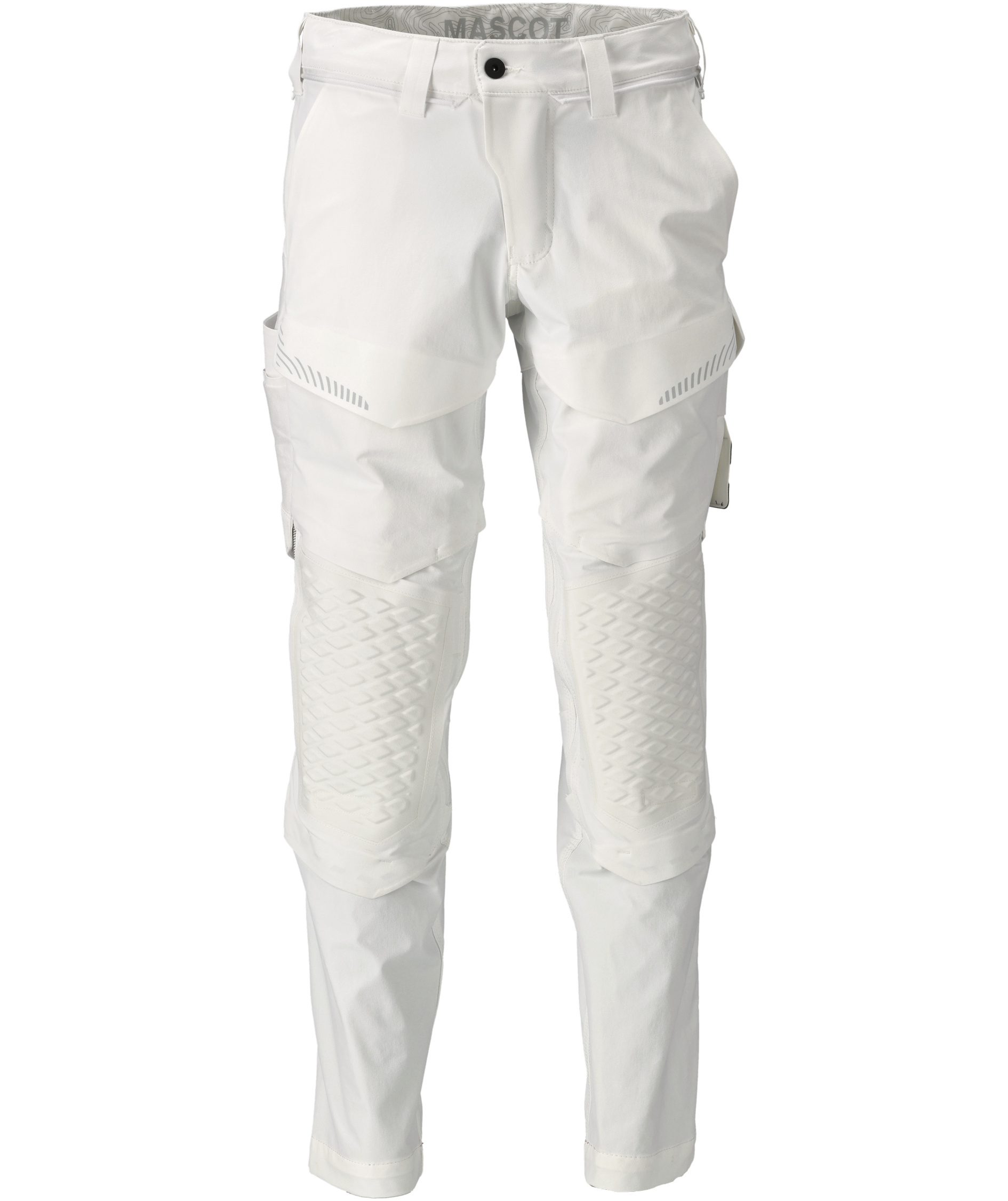 Mascot Customized arbejdsbukser full stretch, Hvid, large image number 0