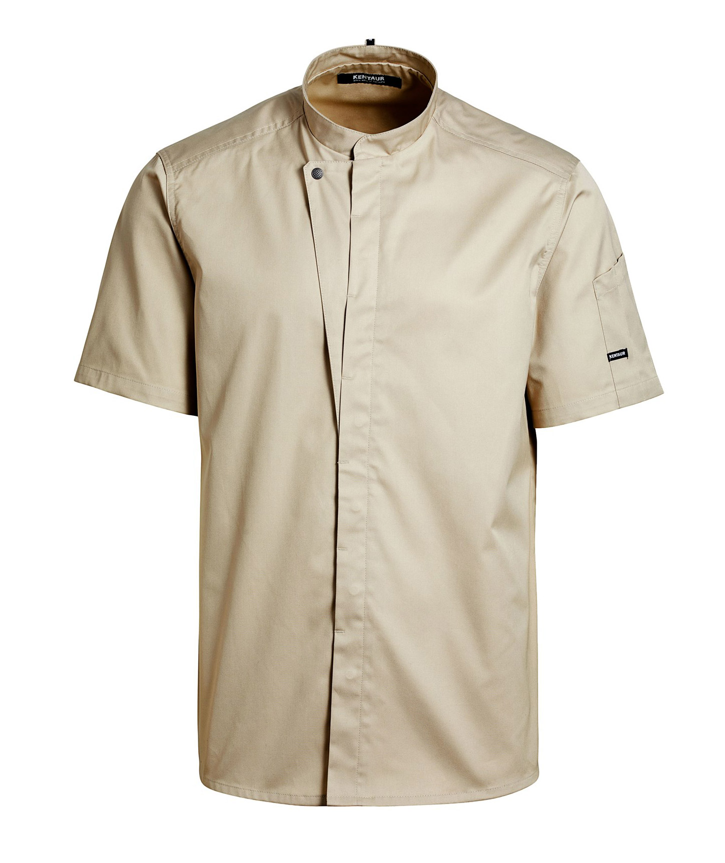 Kentaur short-sleeved  chefs-/server jacket, Sand, Sand, swatch