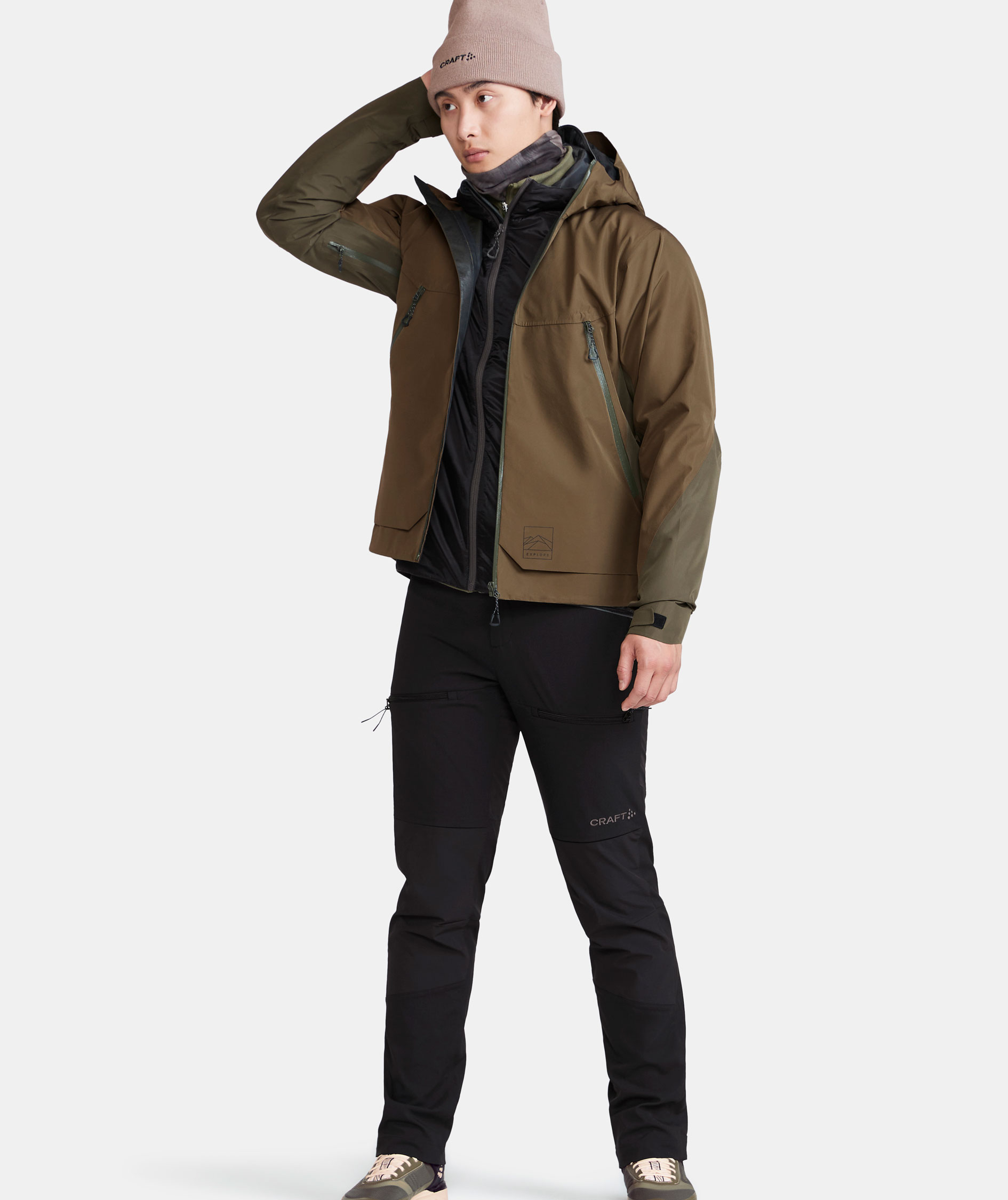 Craft ADV Explore lett jakke, Svart, large image number 3