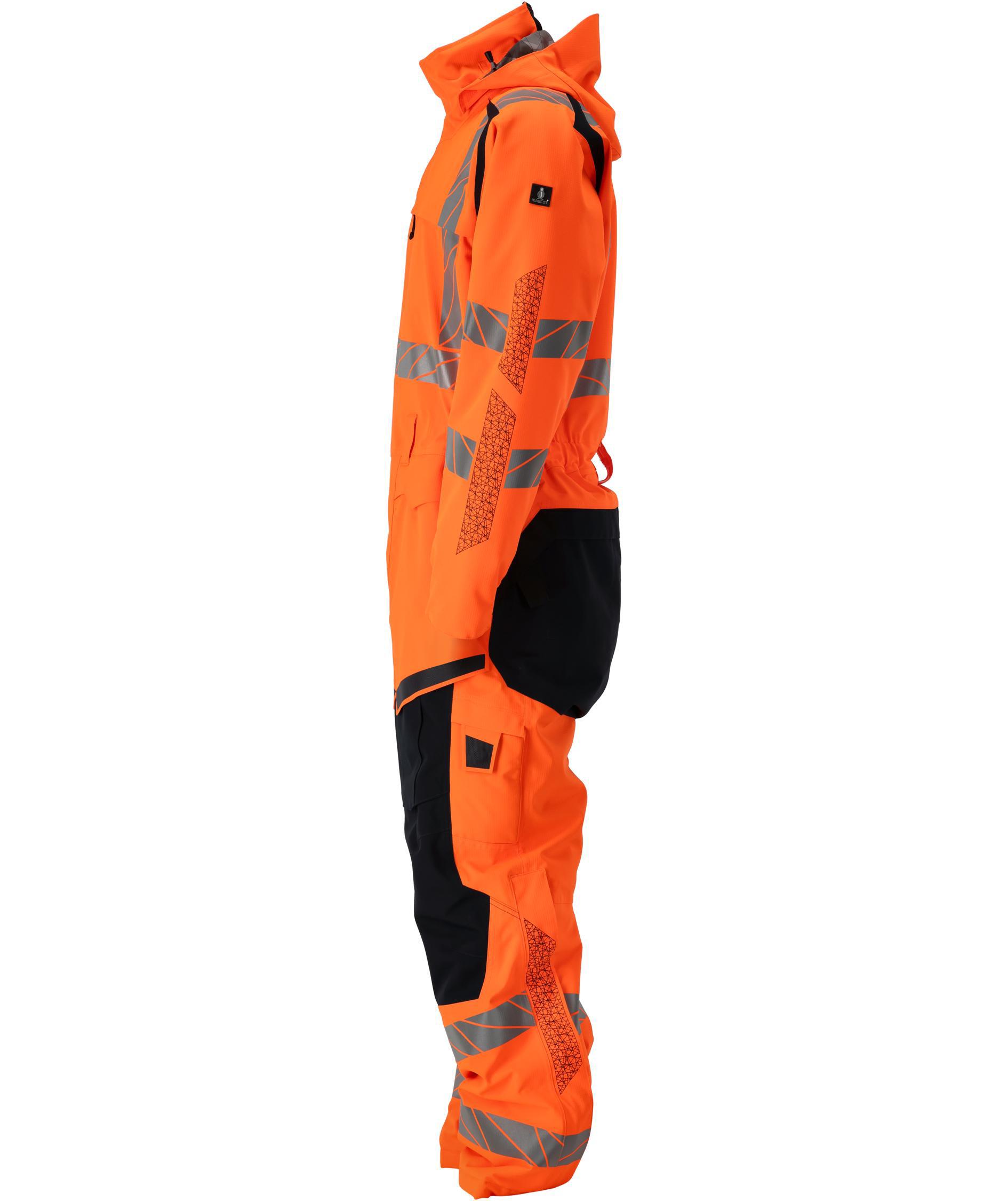 Mascot Accelerate Safe vinteroverall, Varsel Orange/M&ouml;rk Marinbl&aring;, large image number 3