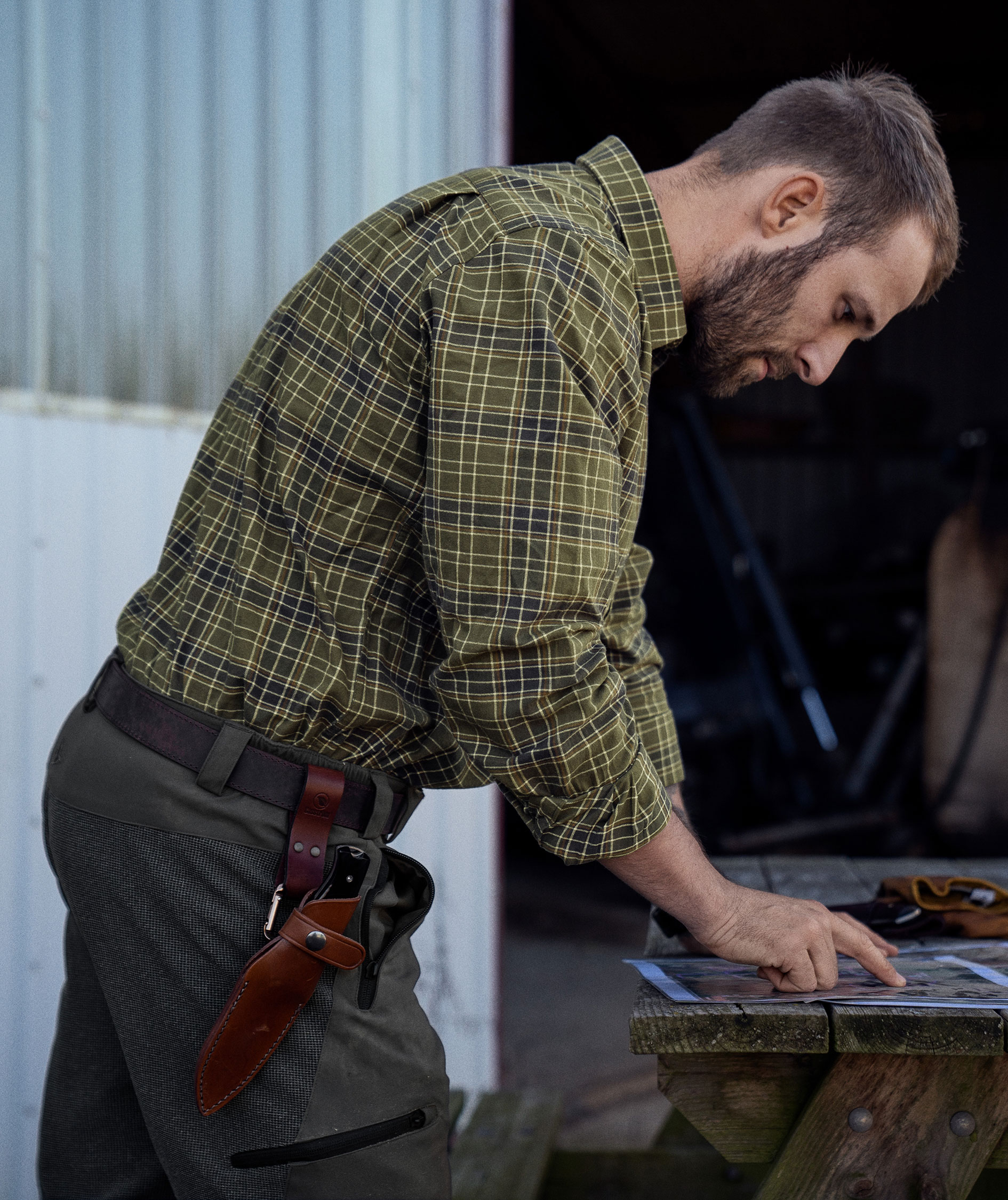 Seeland Highseat skovmandsskjorte, Burnt Olive, large image number 3