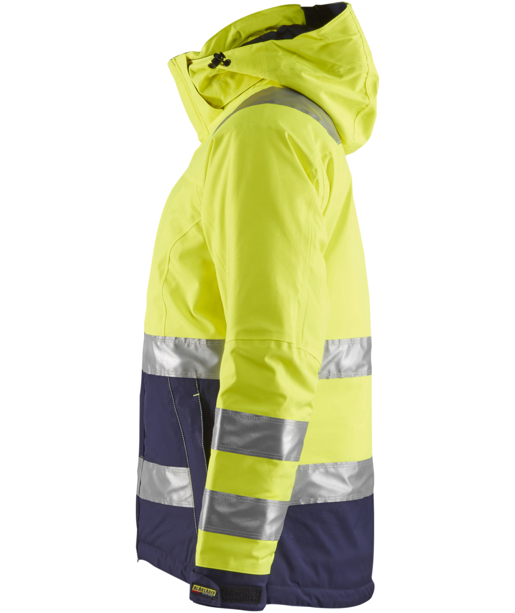 Bl&aring;kl&auml;der women's winter jacket, Hi-vis Yellow/Marine, large image number 4