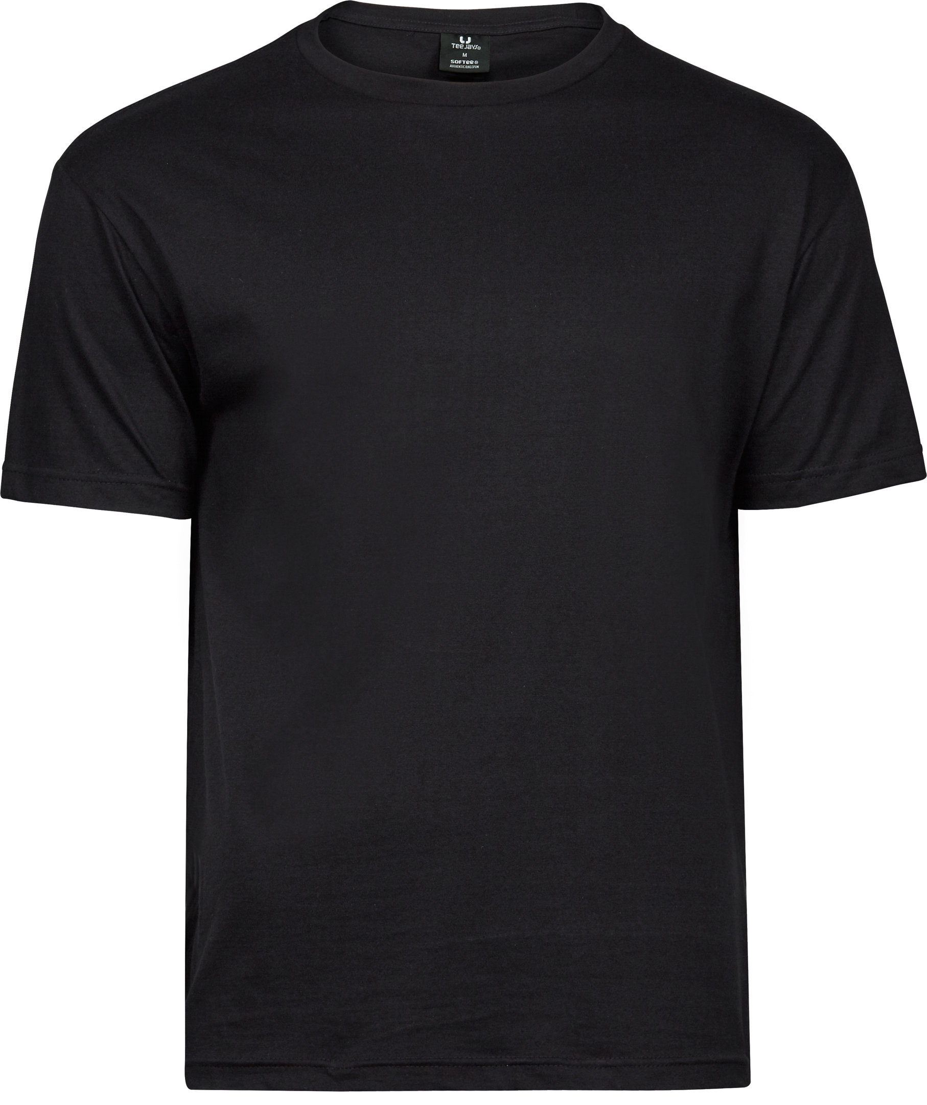 Tee Jays Fashion Sof T-skjorte, Svart, Svart, swatch