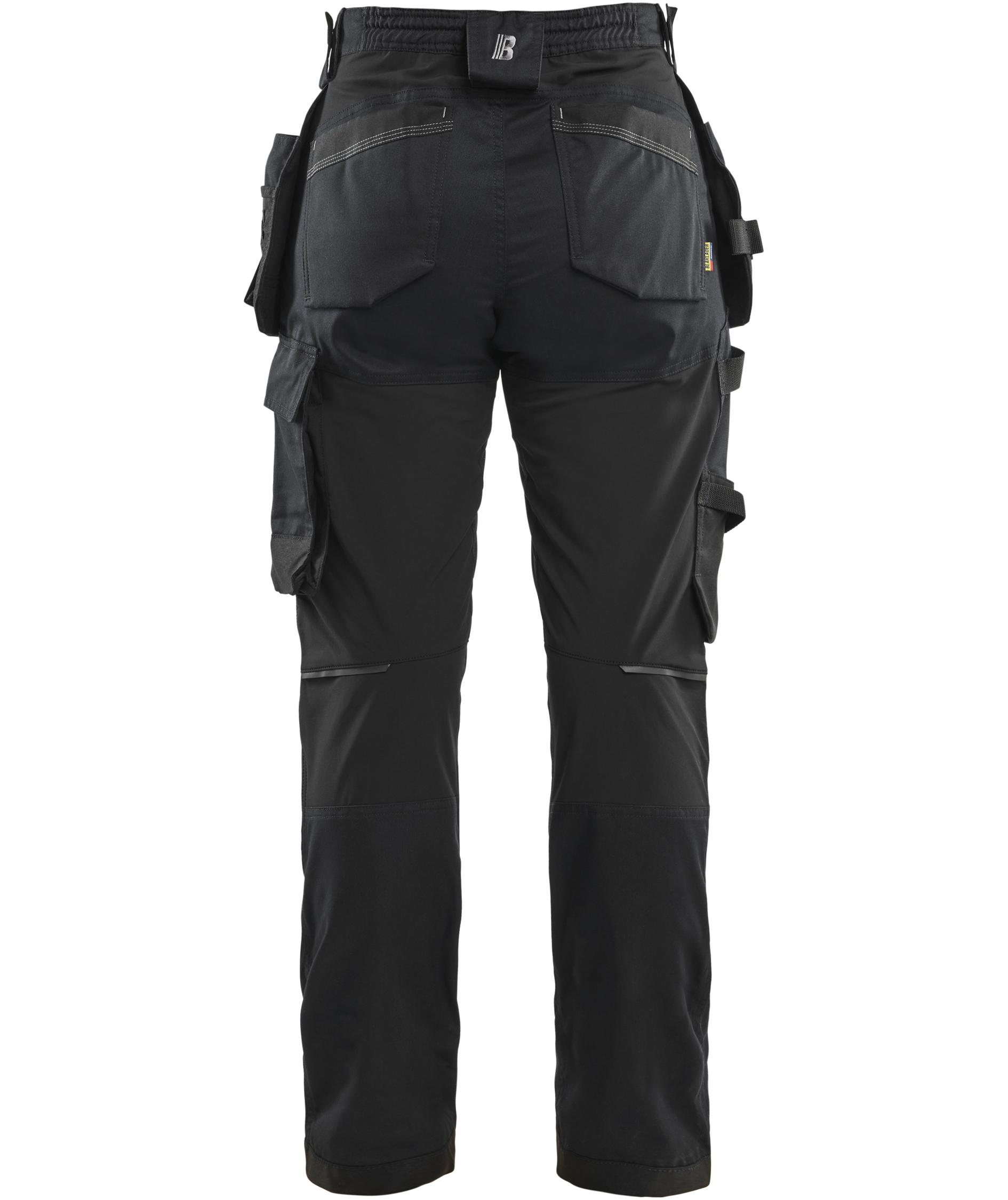 Bl&aring;kl&auml;der hantverksbyxa dam, Svart