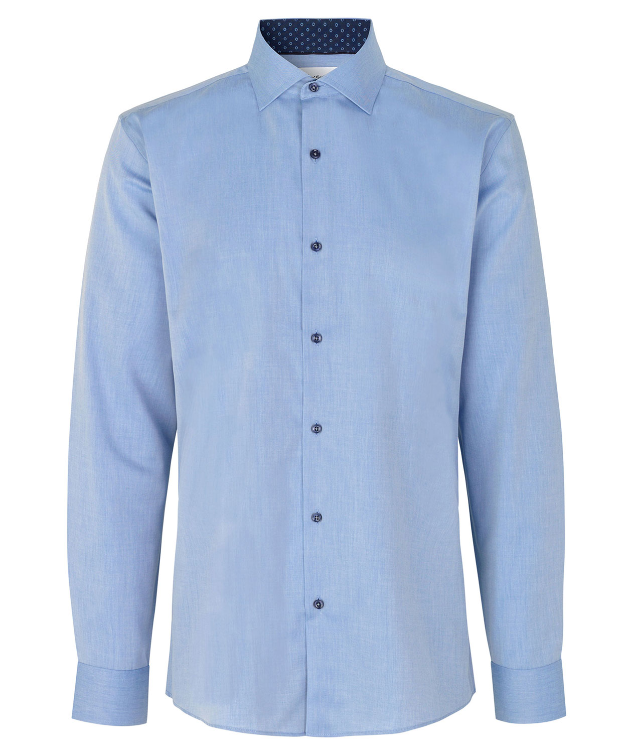 Seven Seas Fine Twill Virginia Modern fit shirt, Lightblue