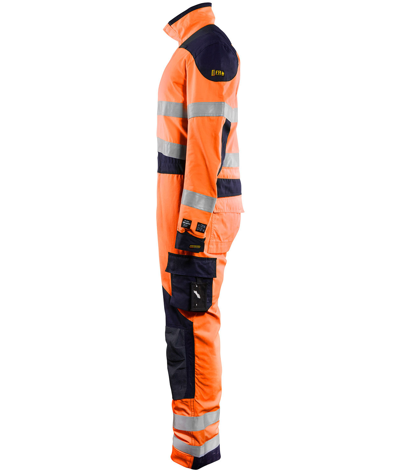 Bl&aring;kl&auml;der Multinorm kjeledress, Hi-vis Oransje/Marinebl&aring;, large image number 2