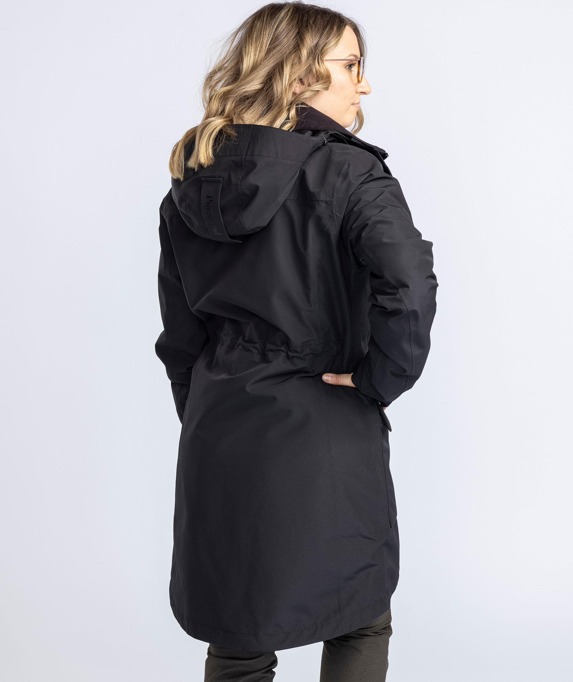Pinewood dame regnparka, Black, large image number 5