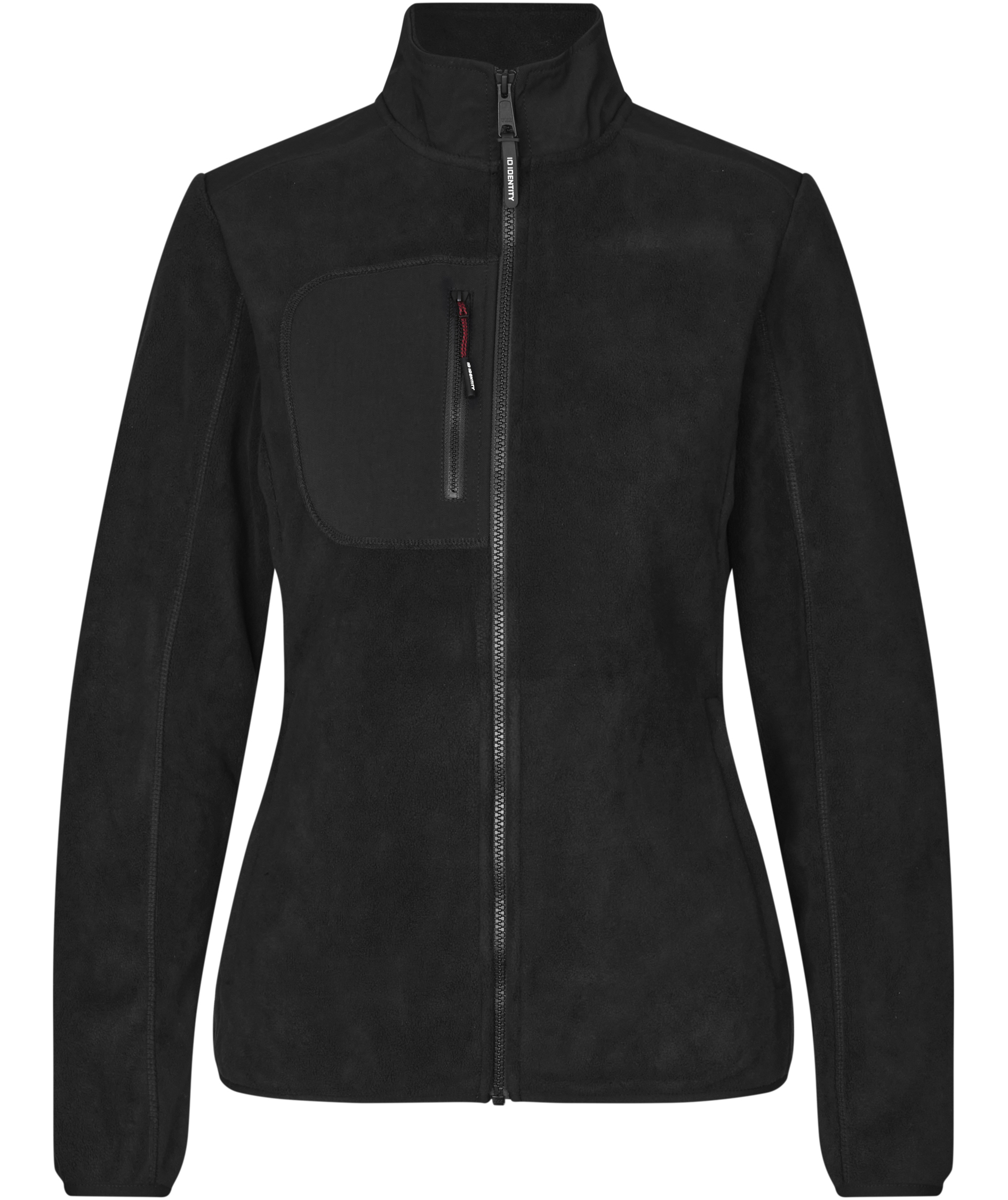 ID Fleecejacka dam, Svart