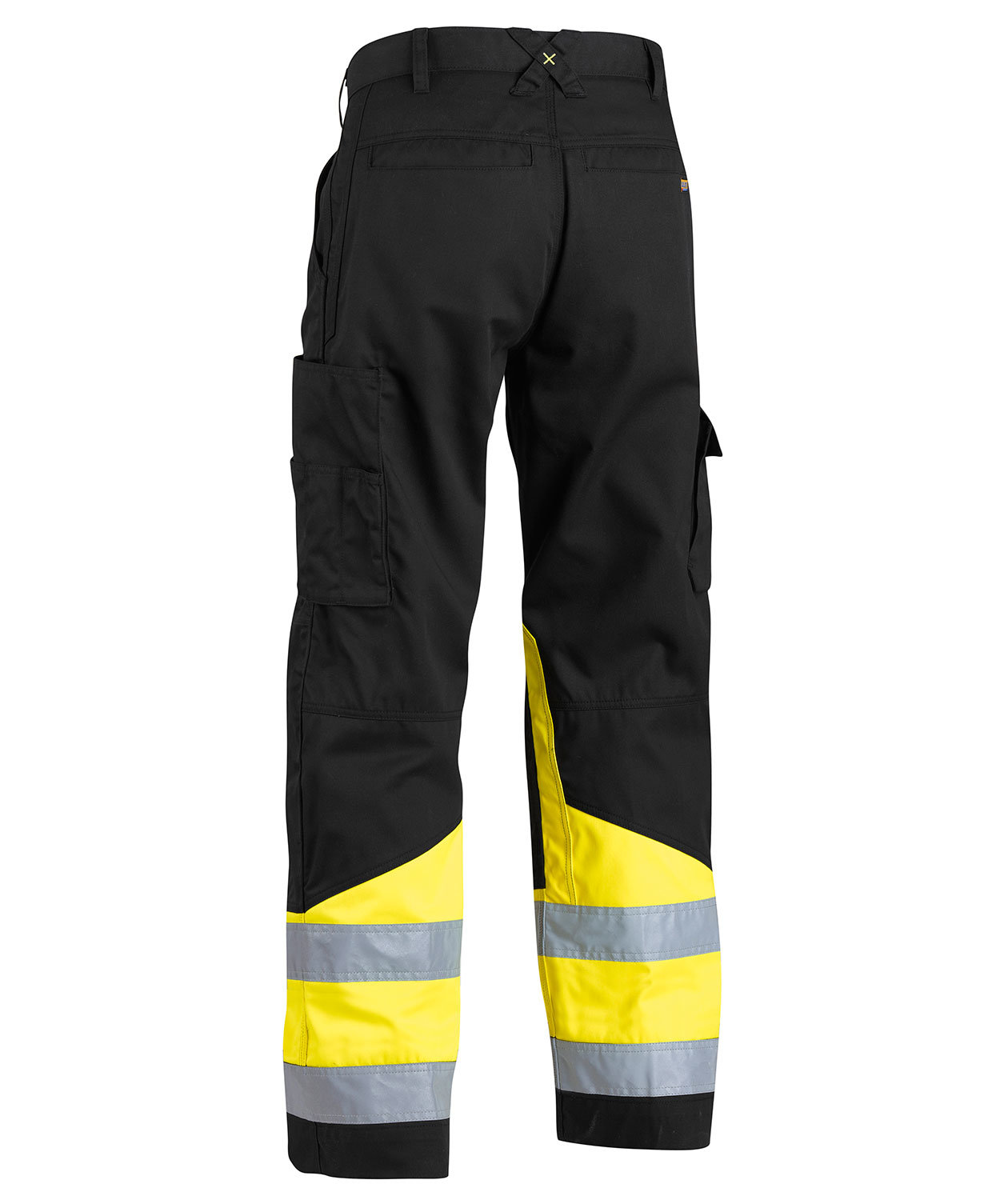 Bl&aring;kl&auml;der work trousers, Black/Hi-Vis Yellow, large image number 2