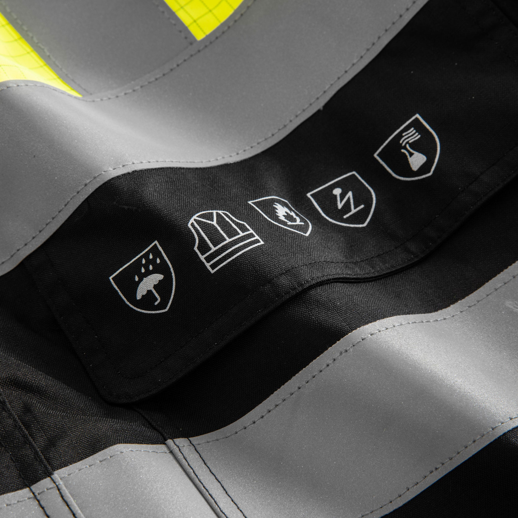 Lyngs&oslash;e Multinorm Winterjacke, Hi-vis Gelb/Schwarz, large image number 3