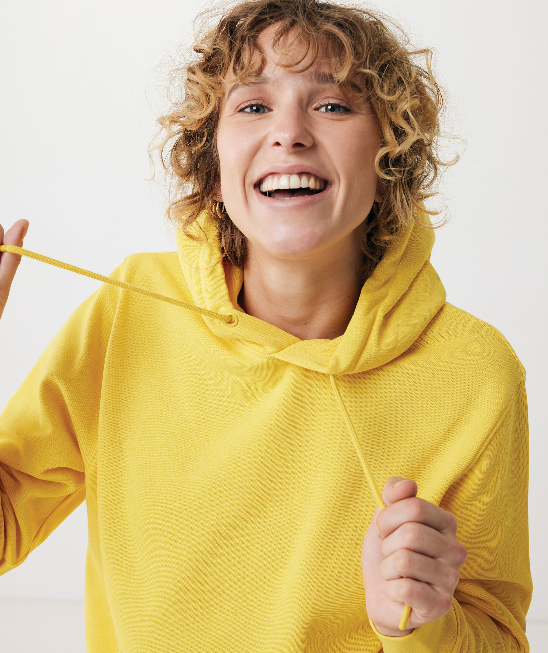 Iqoniq Rila hoodie, Yellow, large image number 5