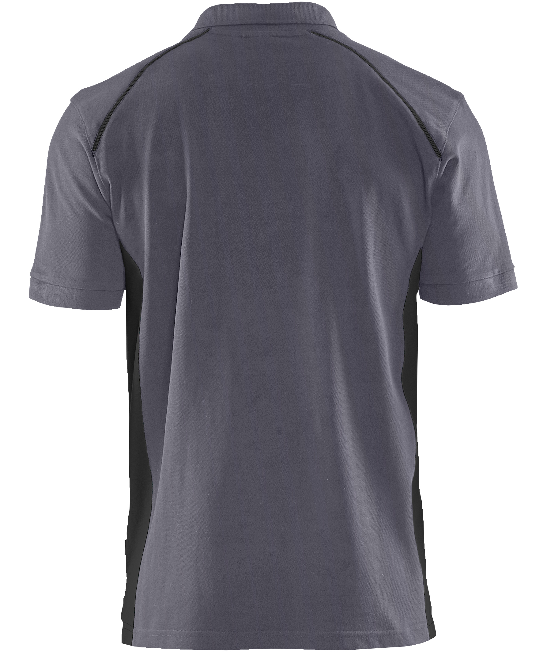 Bl&aring;kl&auml;der polo T-shirt, Medium grey/black, large image number 2