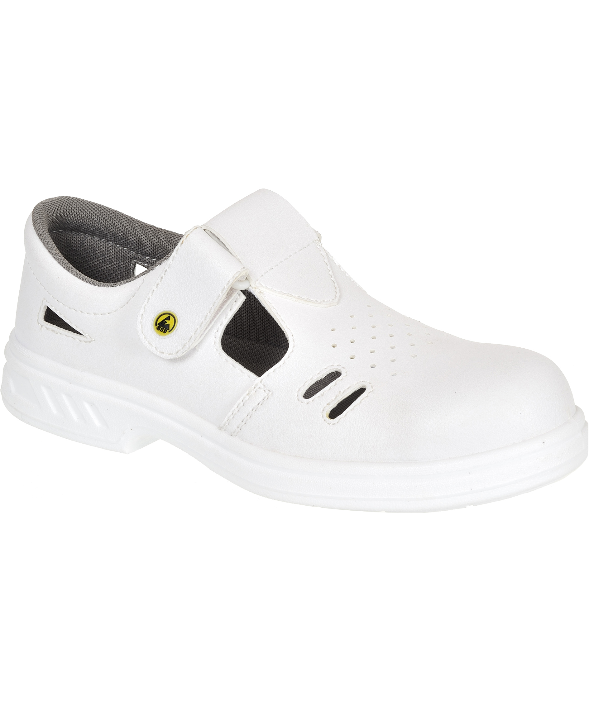 Portwest FW48 Steelite ESD Ebro skyddssandaler S1, Vit