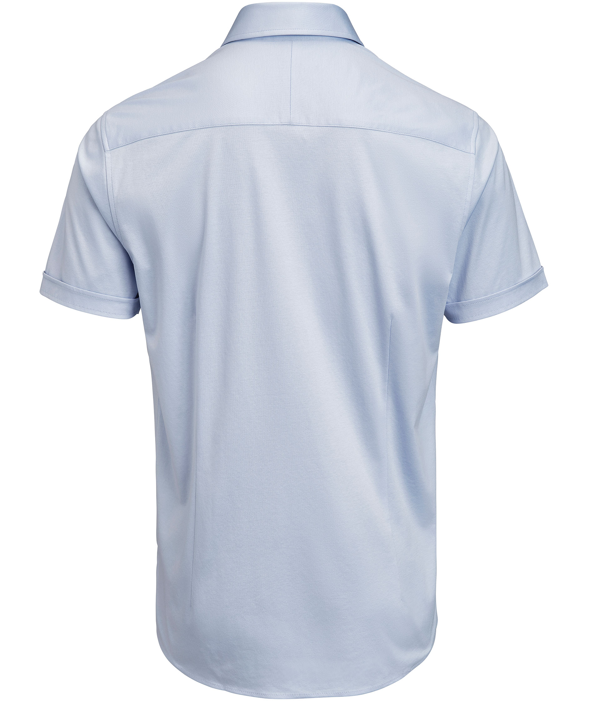 J. Harvest & Frost Indgo Bow Slim fit kort&aelig;rmet skjorte, Sky Blue