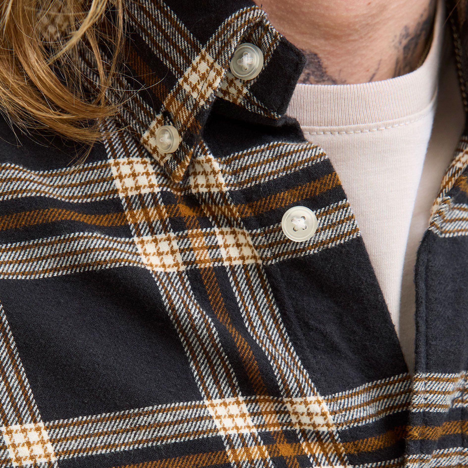 Jack & Jones JJECLASSIC flanellskjorta, Black, large image number 4