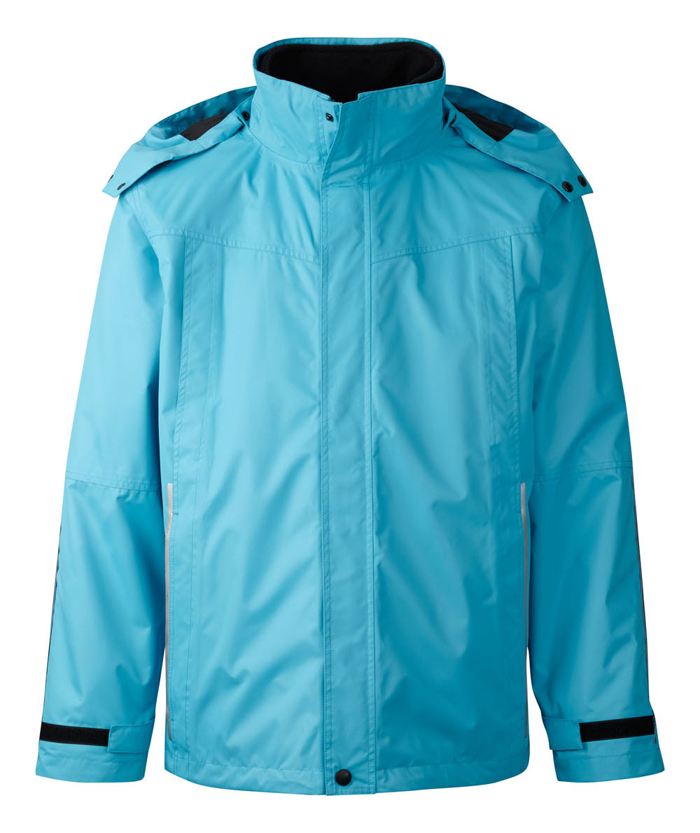 Xplor Care Zip-in skaljacka med avtagbar huva, Aqua