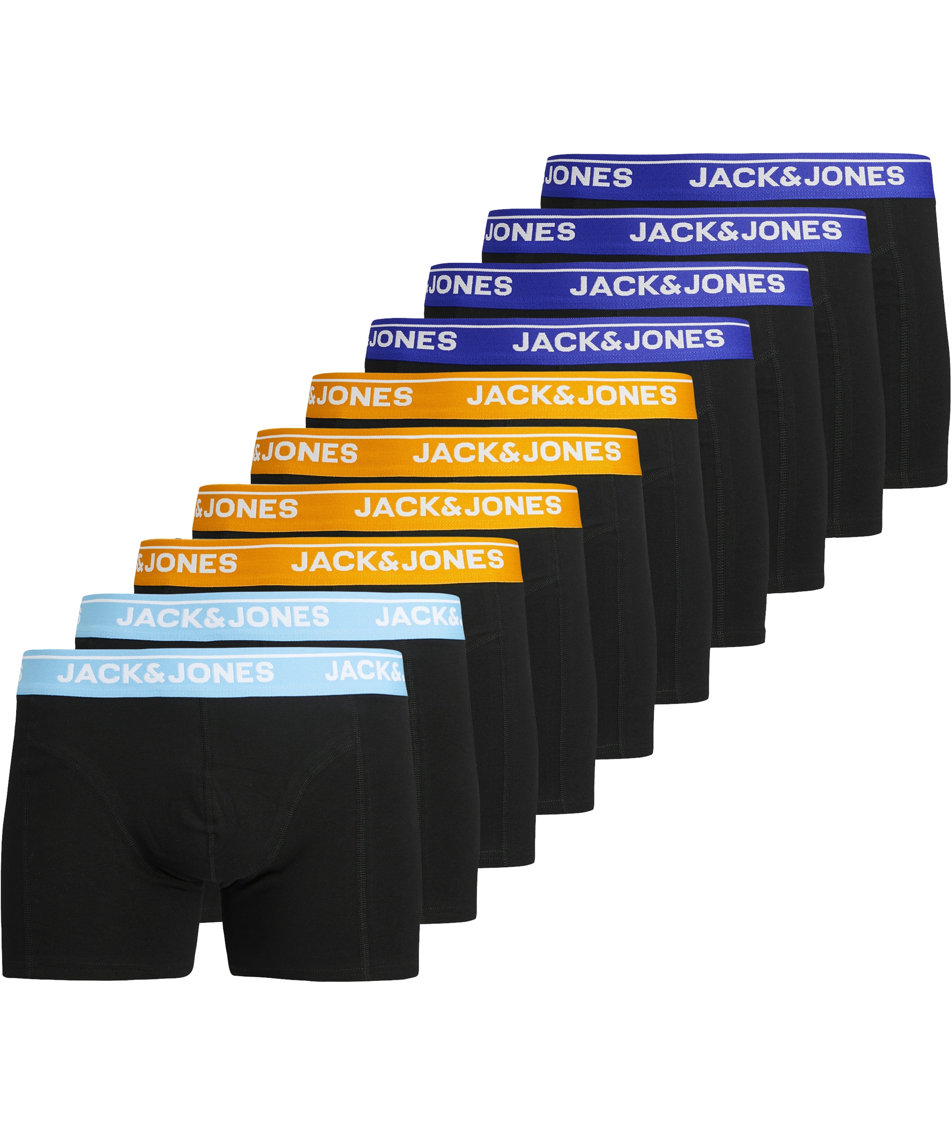 Jack & Jones JACTHEODORE SOLID 10-pack kalsonger, Black