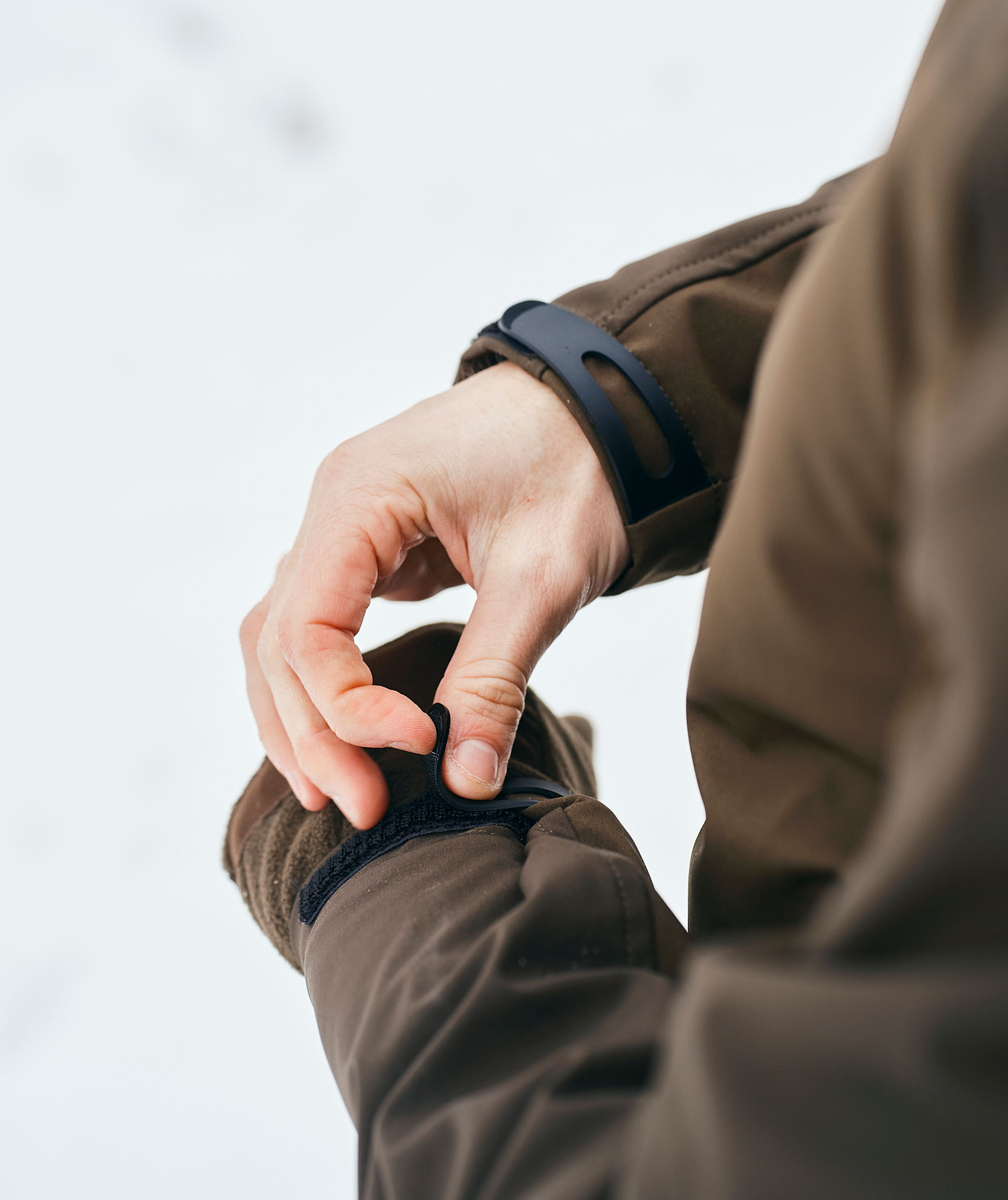 Pinewood Sm&aring;land Stretch softshelljakke, Dark Olive/Suede Brown, large image number 5