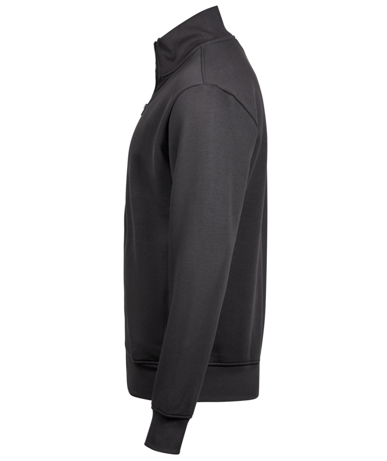 Tee Jays sweat cardigan, M&oslash;rkegr&aring;, large image number 2