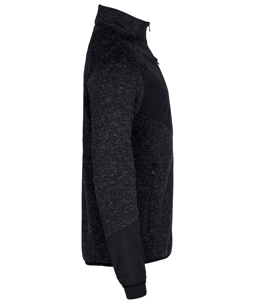 Clique Haines fleece jacket, Black, large image number 3