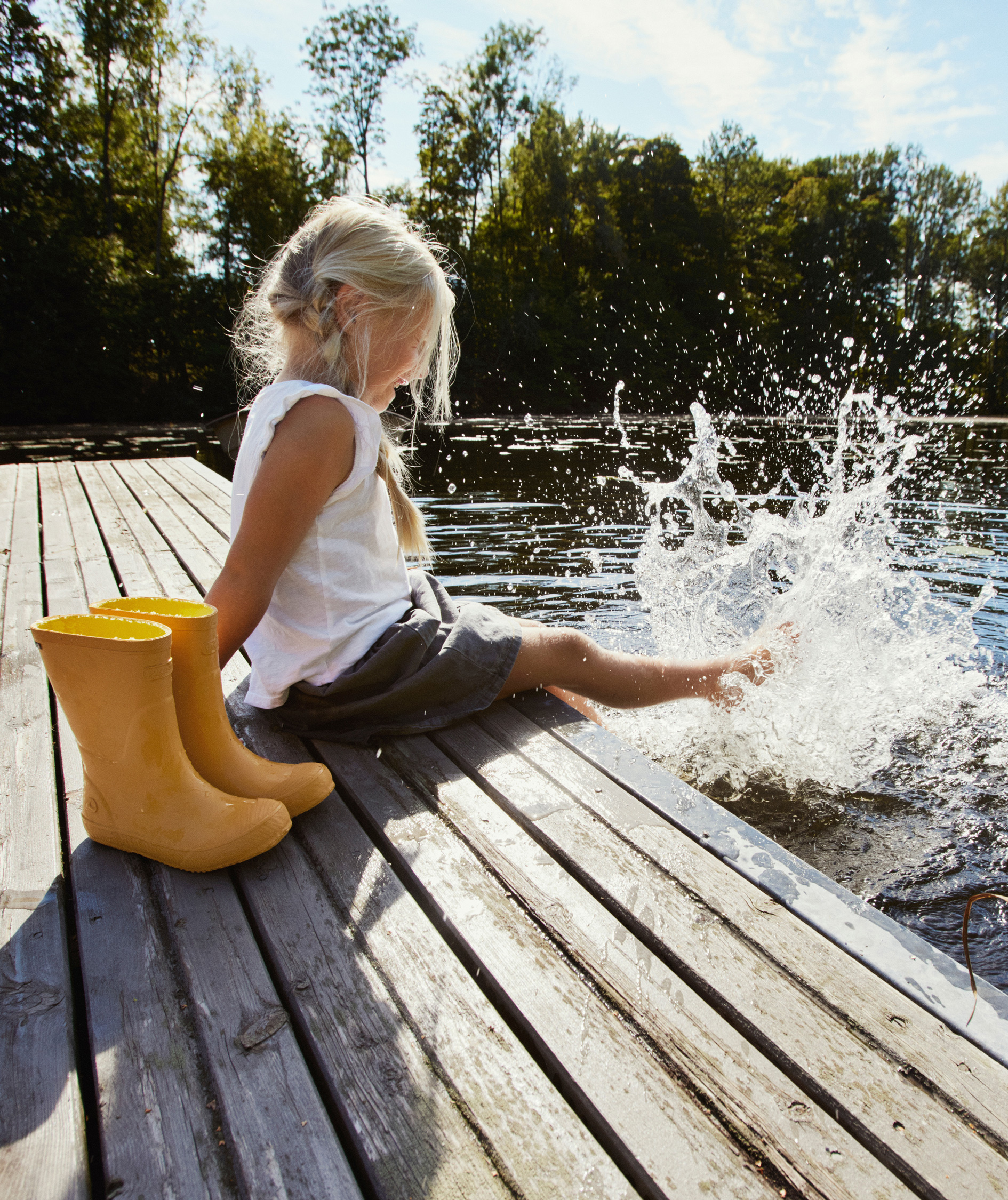 Viking Indie Active rubber boots for kids, Sun, large image number 2