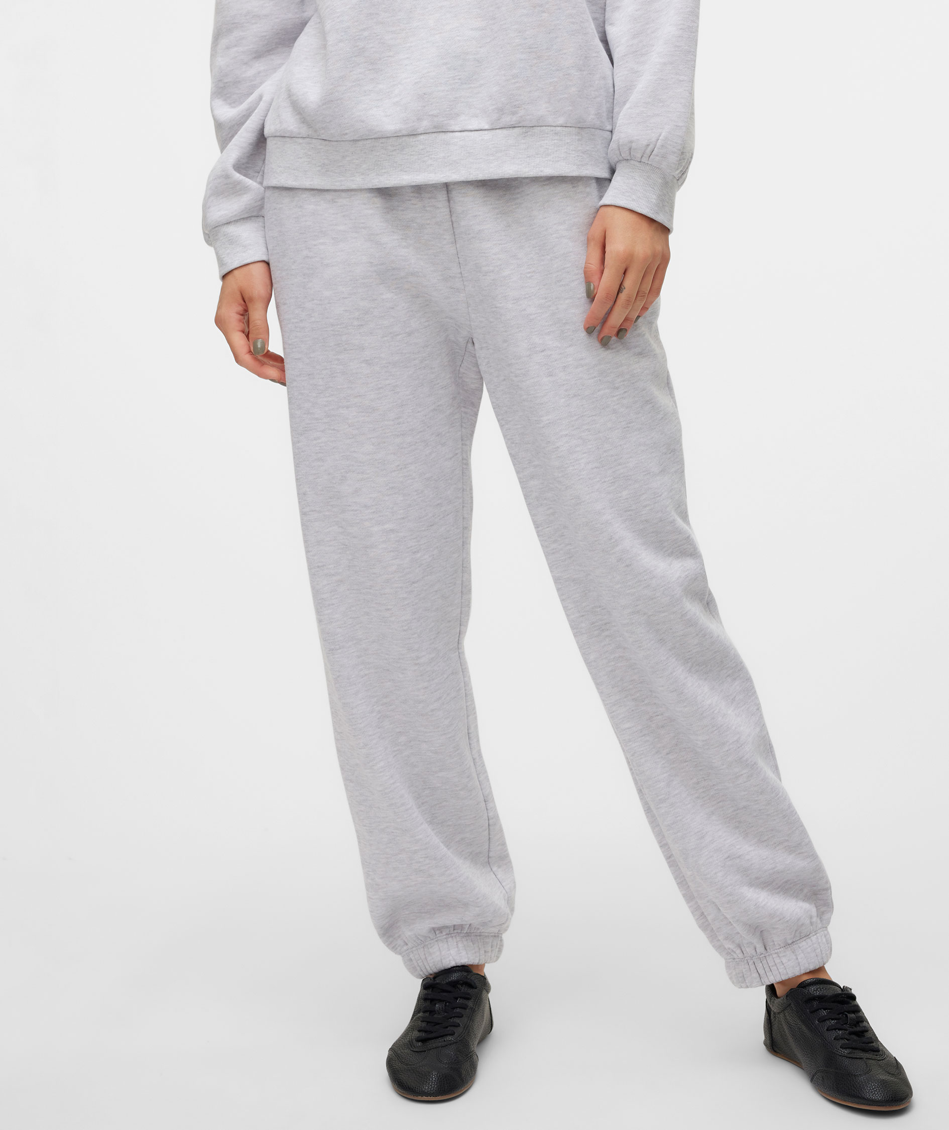 Vero Moda VMSONJA joggingbyxor dam, Light Grey Melange, large image number 4