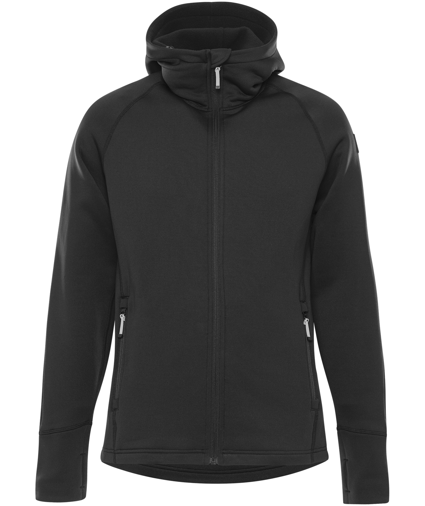 Fristads Cobalt Polartec&reg; dame hettegenser med glidel&aring;s, Svart